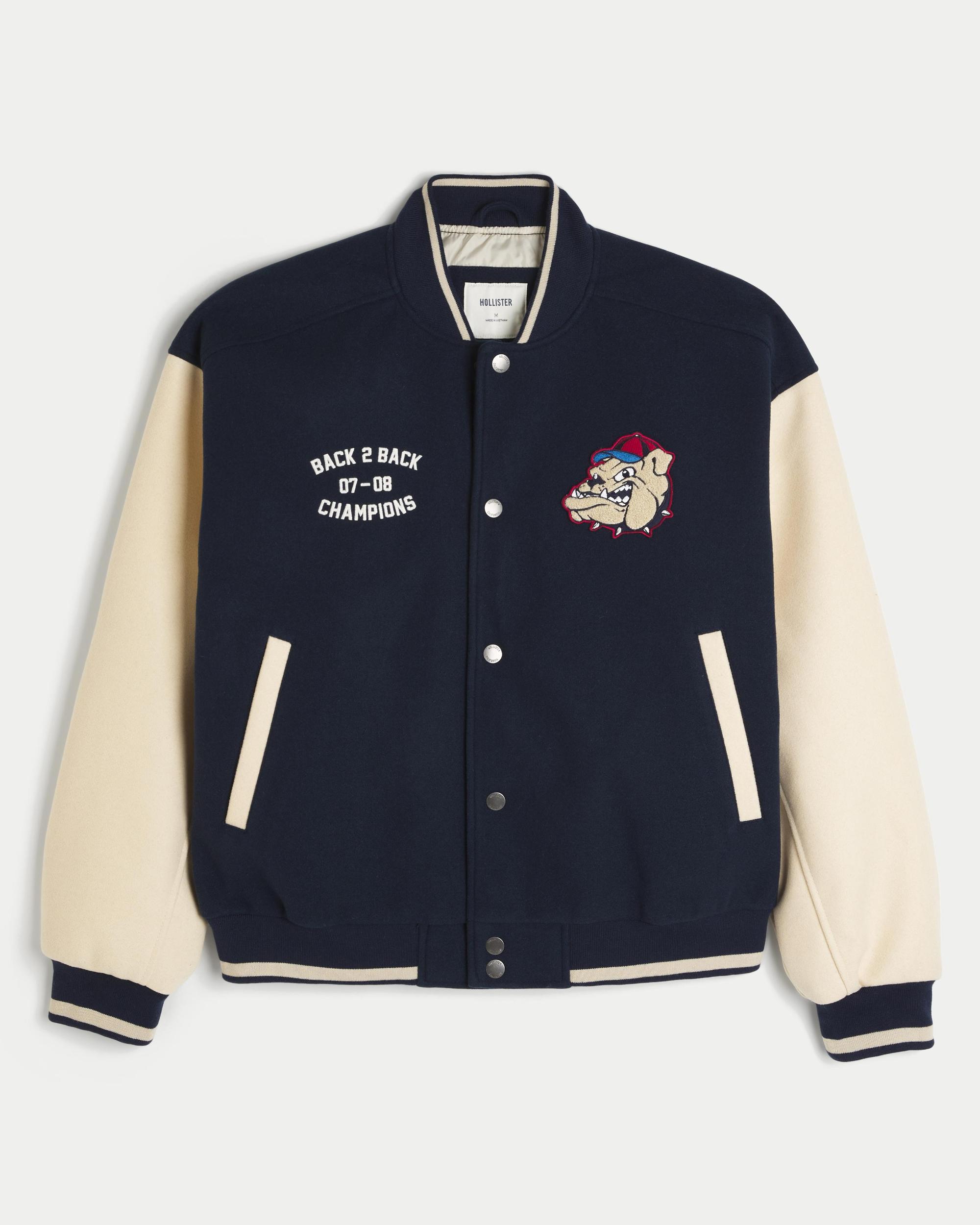 Midtown Bulldogs Graphic Varsity Jacket Product Image