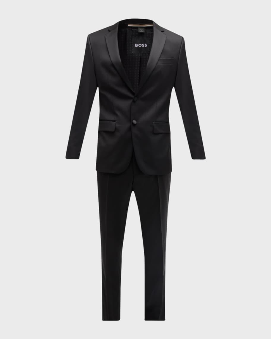 Men's Halven Gentry Satin Lapel Wool Two-Piece Tuxedo Product Image