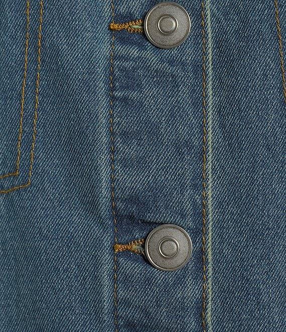 Evolutionary Denim Heart Cut-Out Jacket Product Image