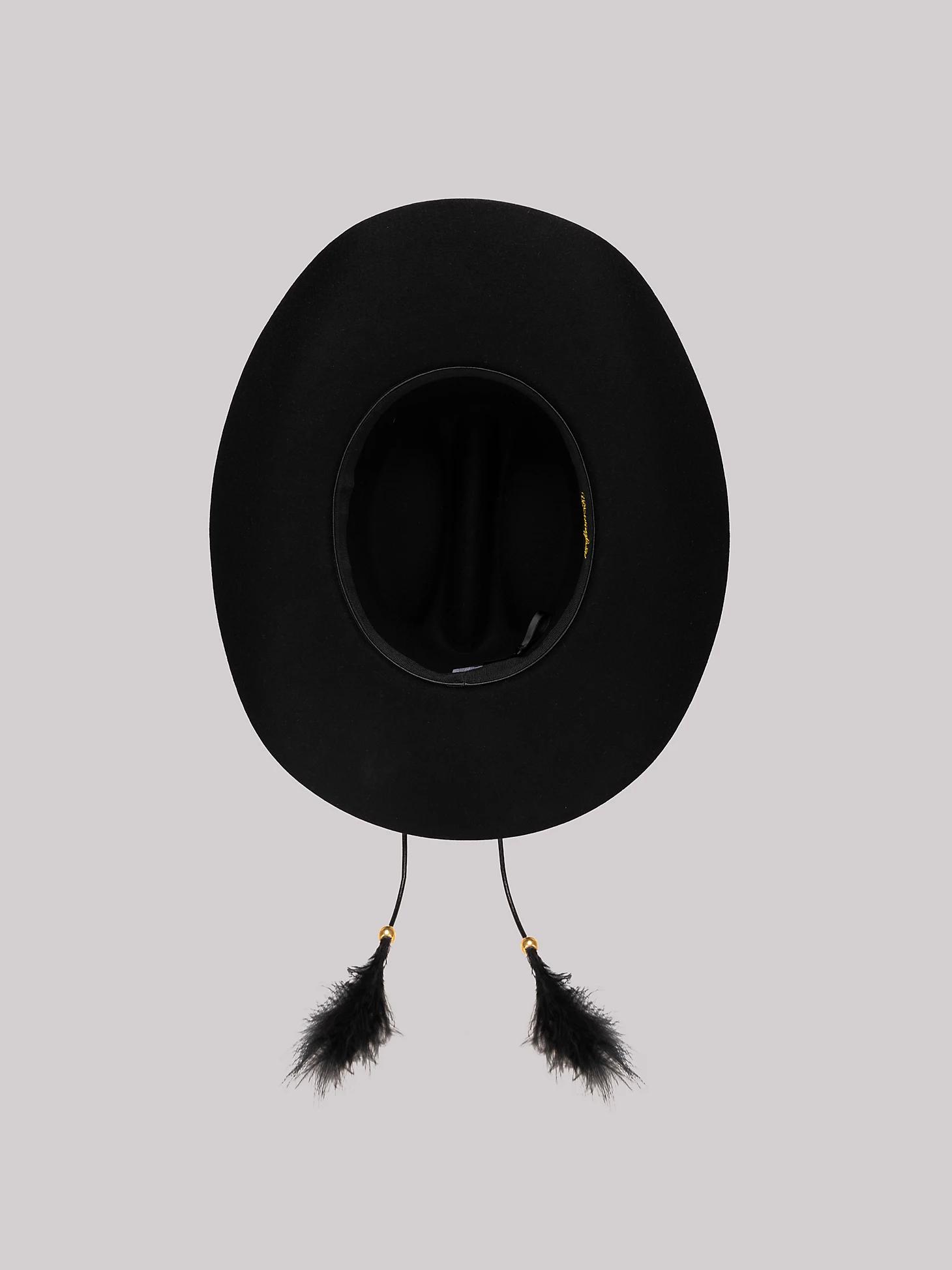 Women's Embroidered Band with Tassels Cowboy Hat | Women's ACCESSORIES | Wrangler® Product Image