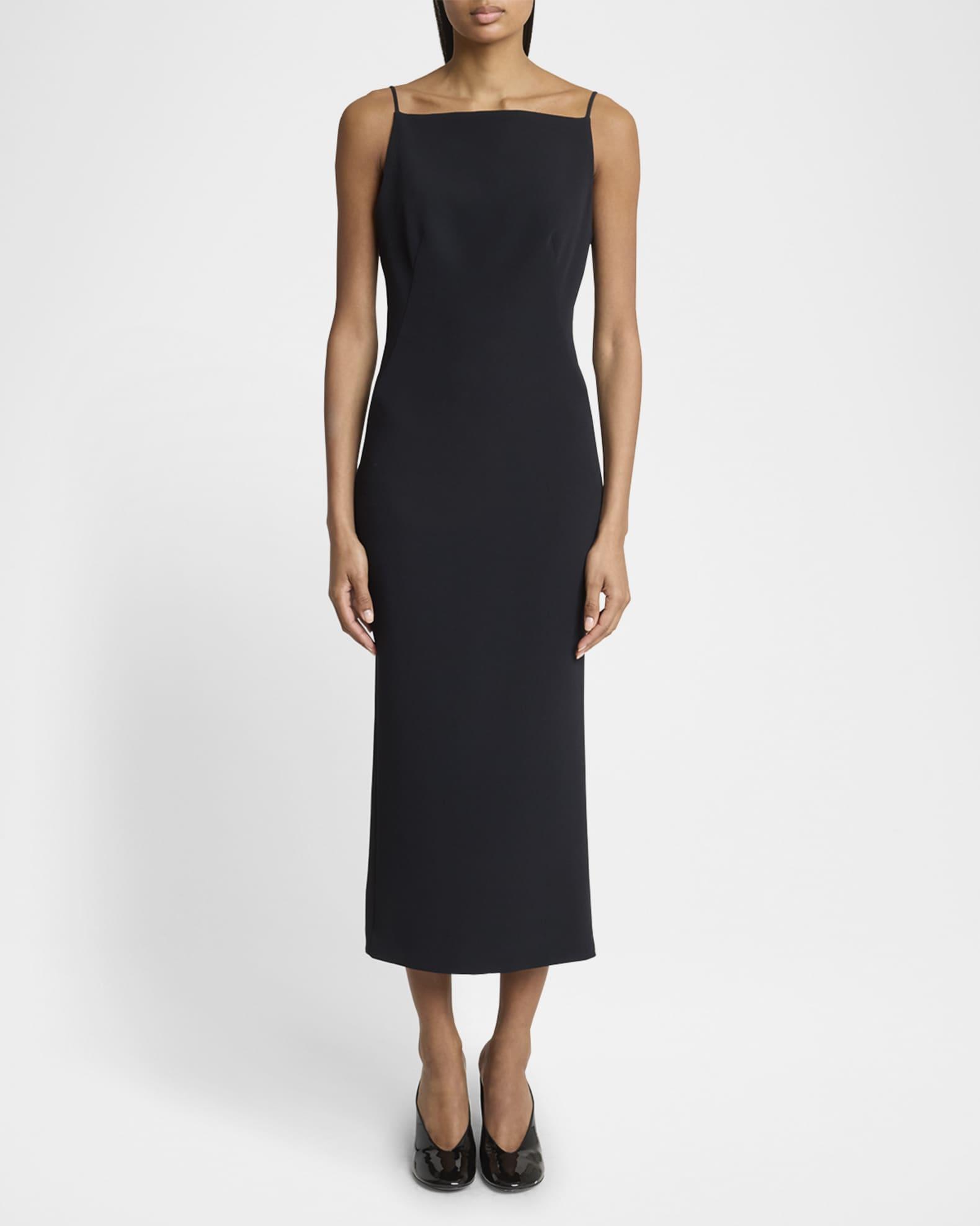 Square-Neck Sleeveless Midi Dress Product Image