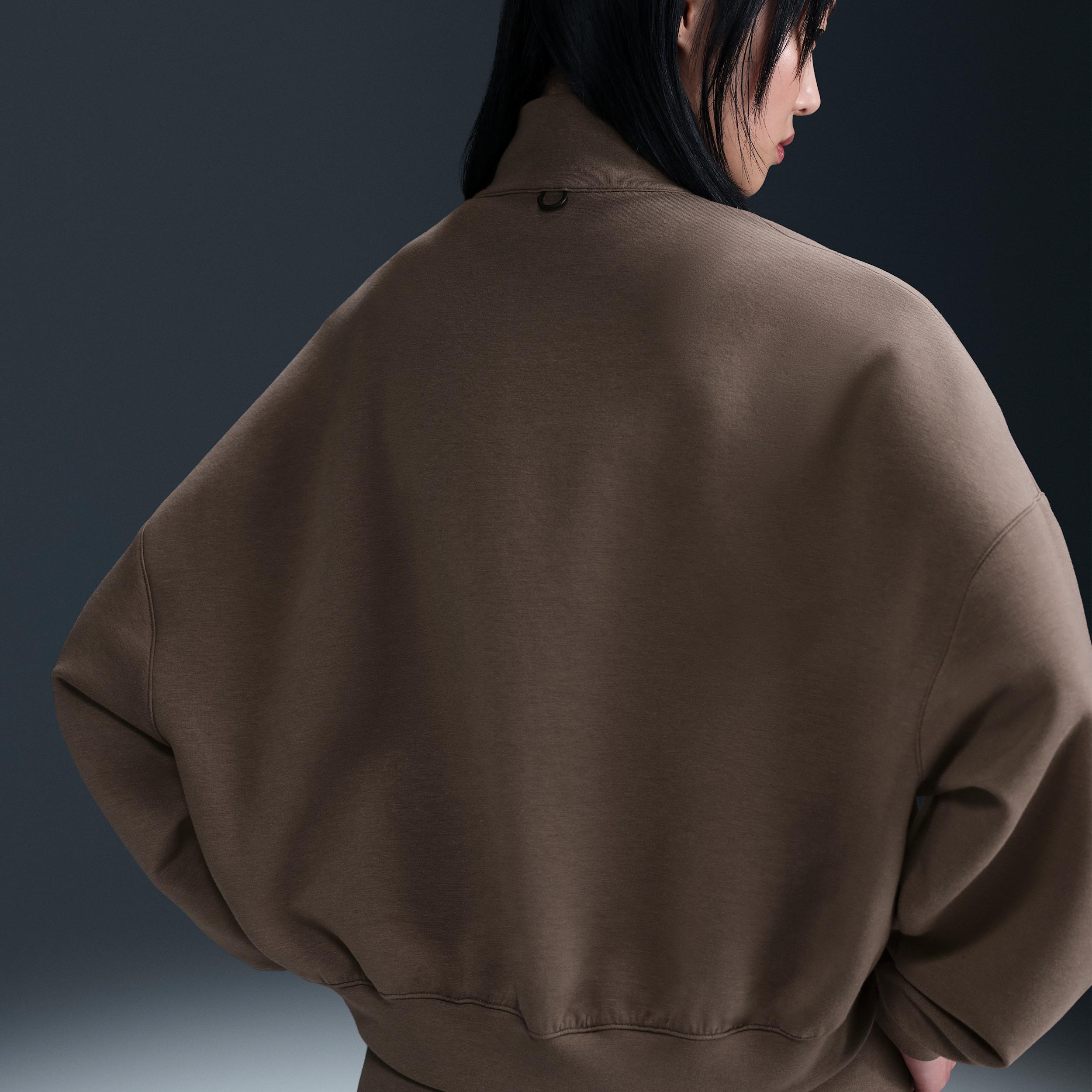 Nike Womens 24.7 ImpossiblySoft Dri-FIT Oversized 1/2-Zip Top | HQ8188-104 Product Image