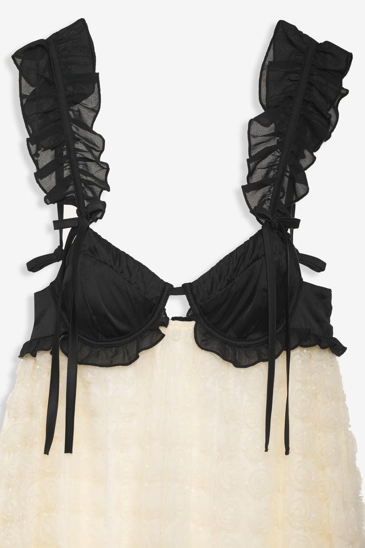 Poppy Mini Dress — Ivory Product Image