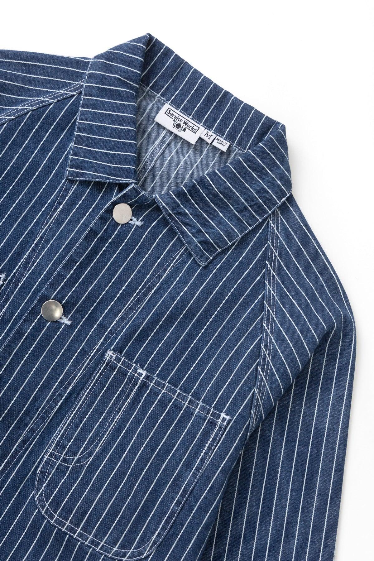 Service Works - Pinstripe Denim Coverall 2.0 - Indigo Product Image