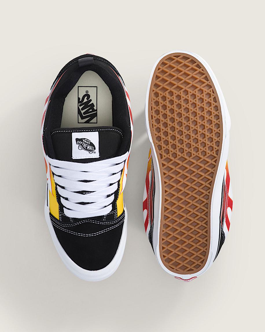 Knu Skool Shoe in Black / Red| Vans US Product Image
