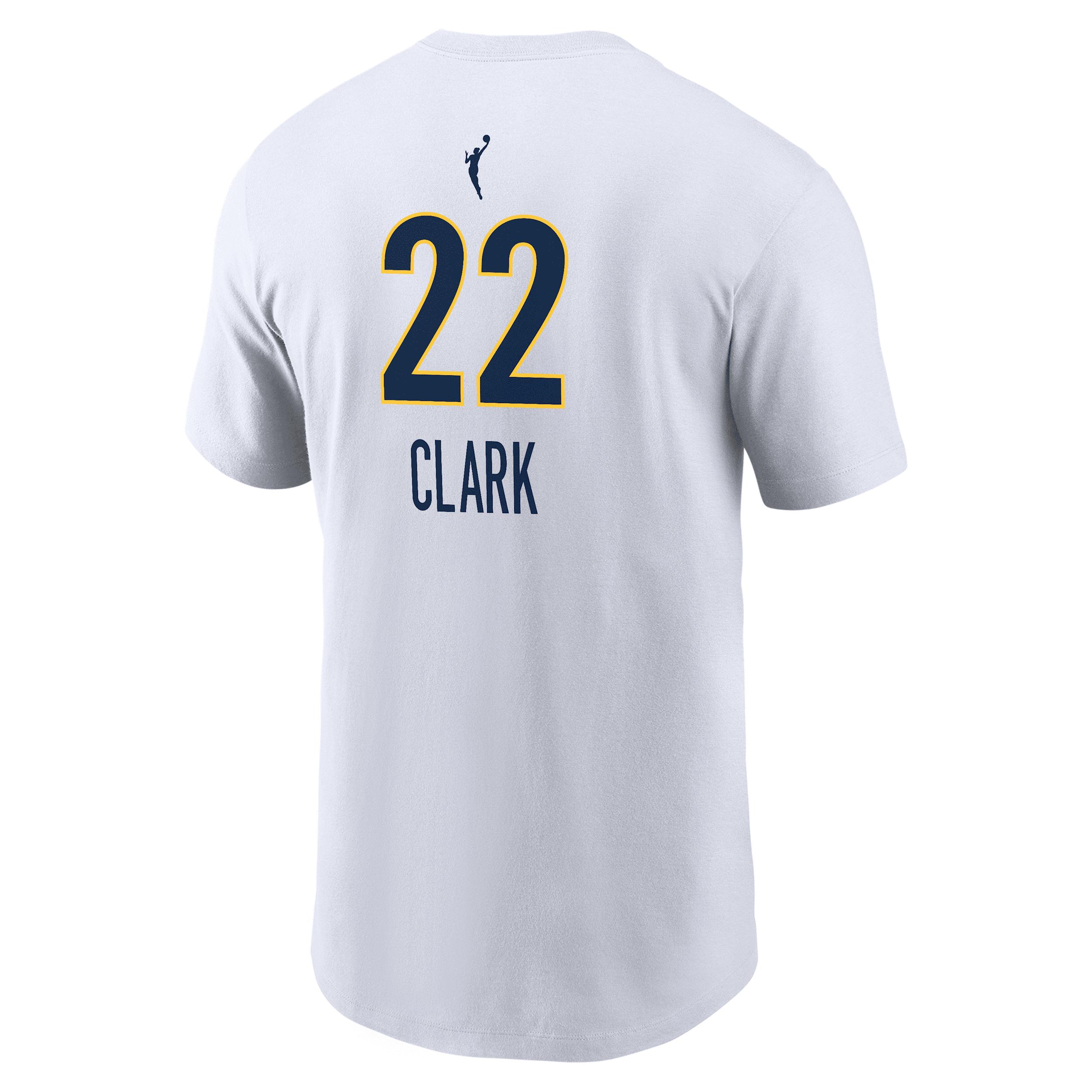 Caitlin Clark Indiana Fever Nike Mens WNBA T-Shirt | M11332IFCC-WHT Product Image