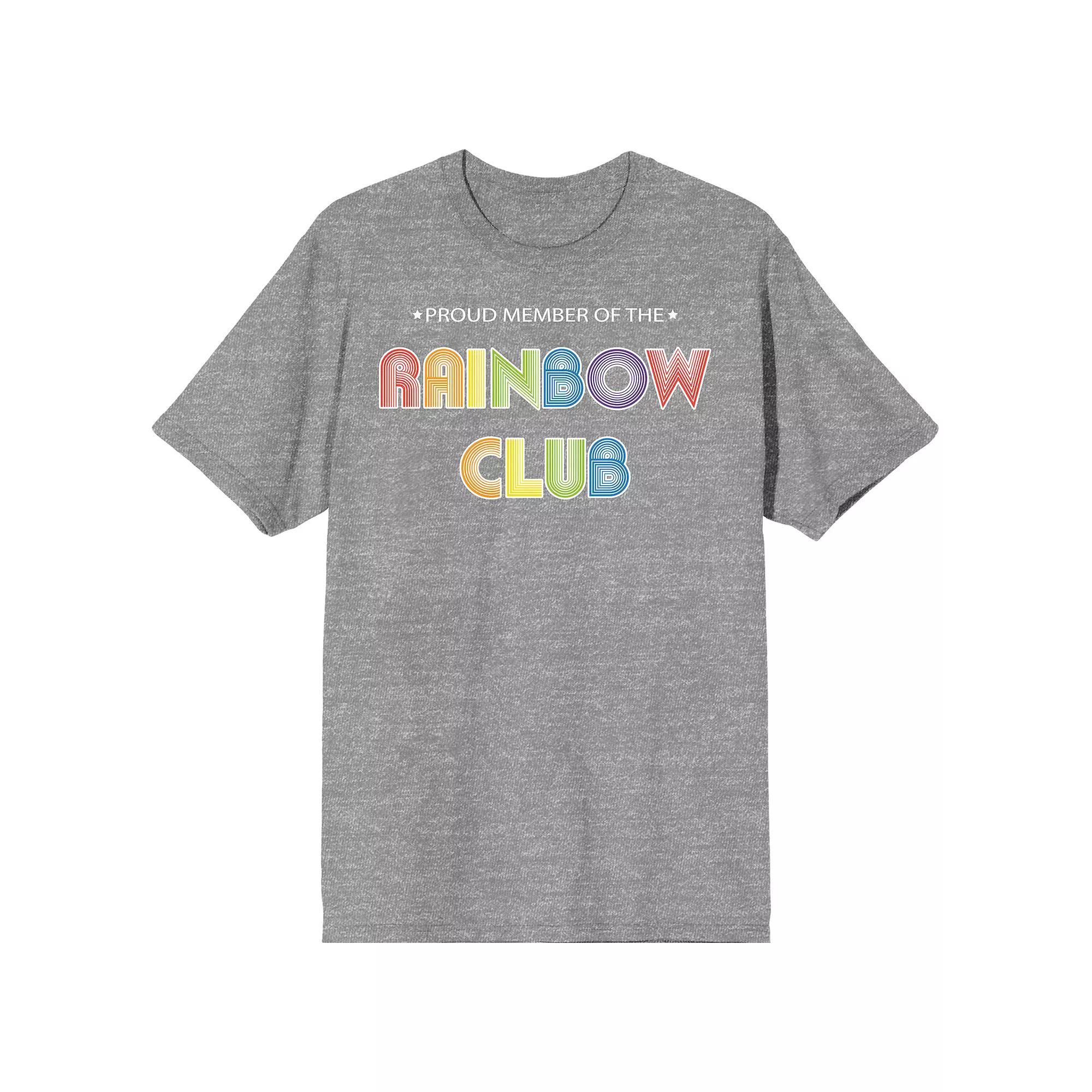 Men's Pride Proud Member Rainbow Tee,  Product Image