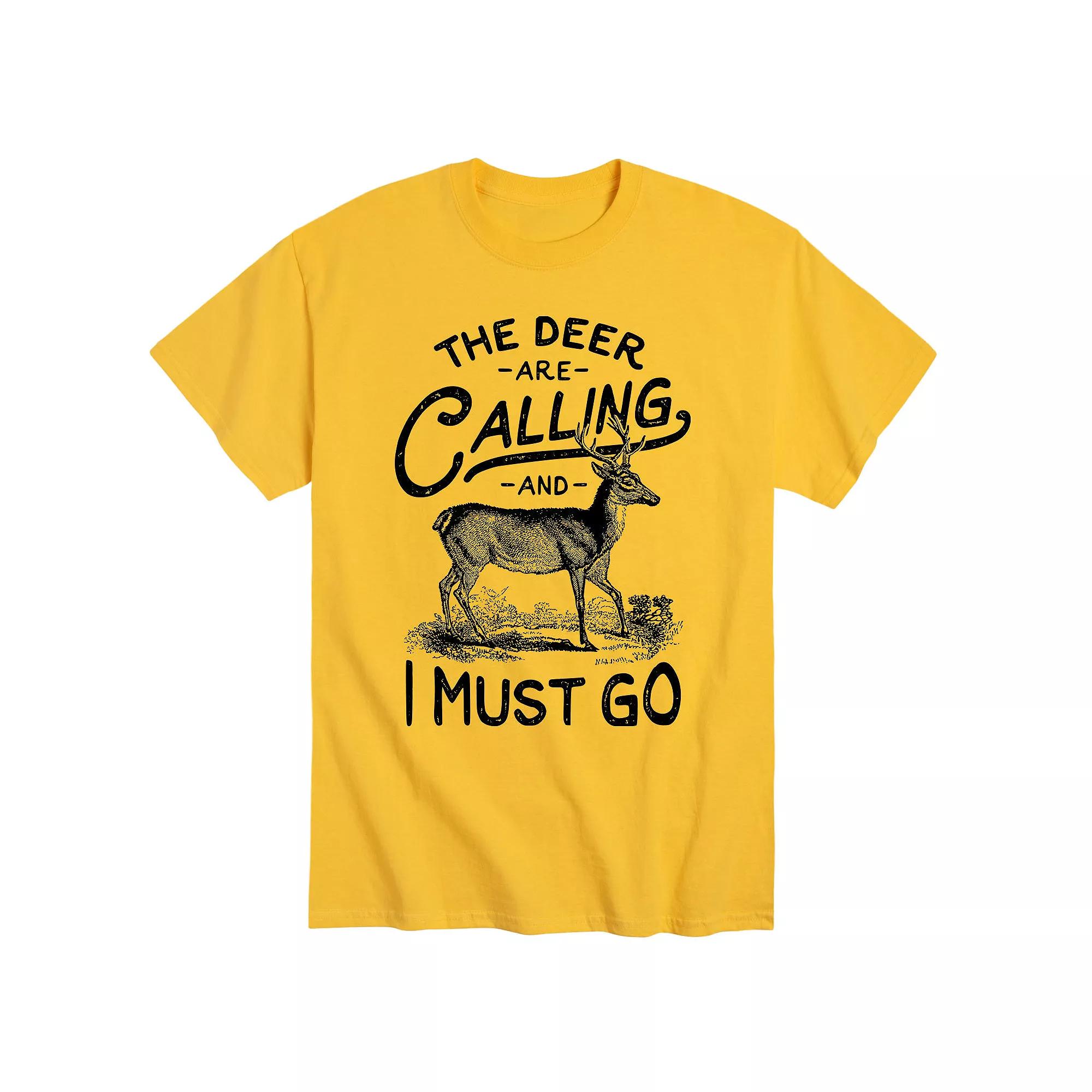 Men's Deer Are Calling Must Go Tee,  Product Image