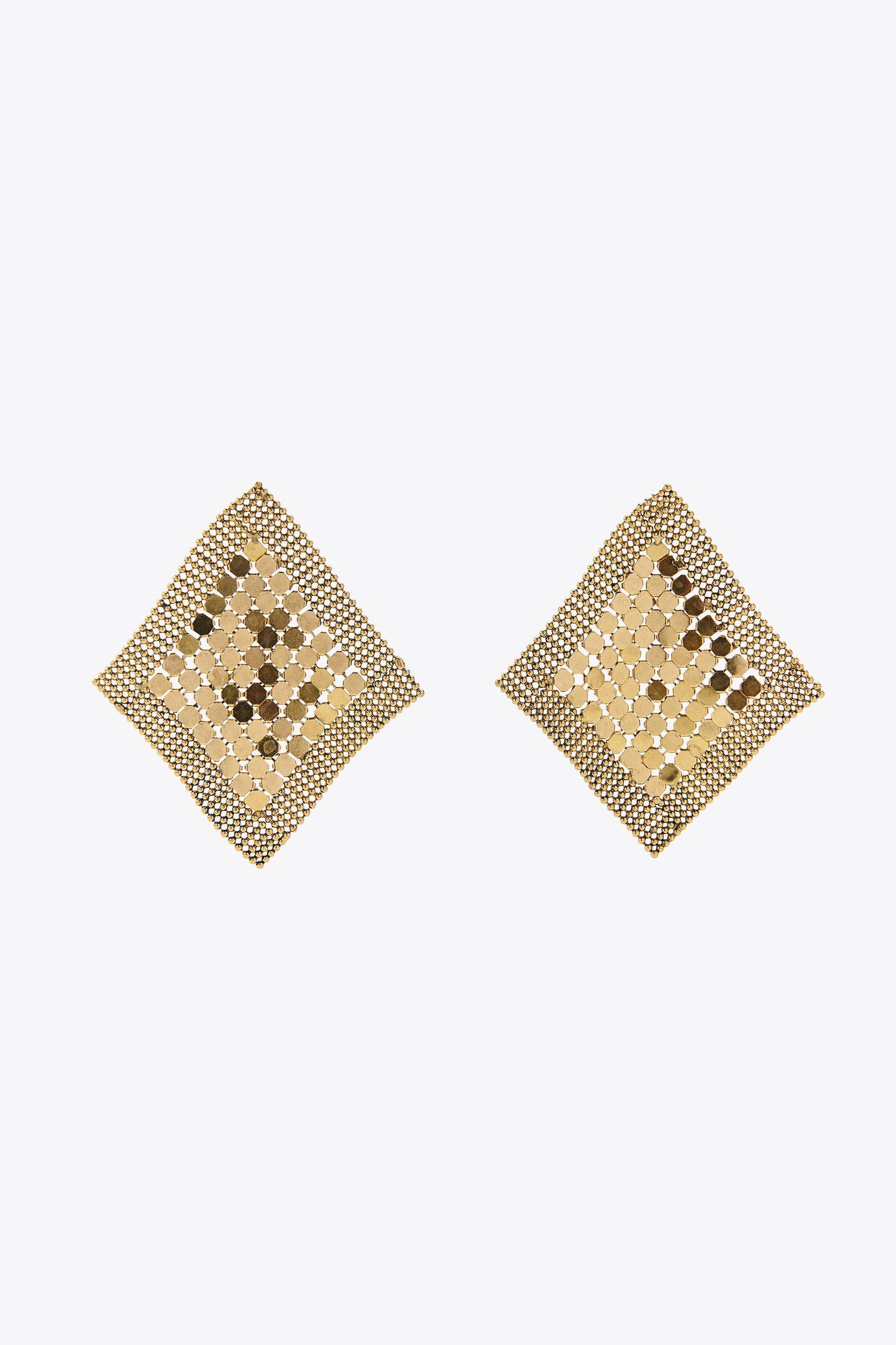METAL MESH EARRINGS Product Image