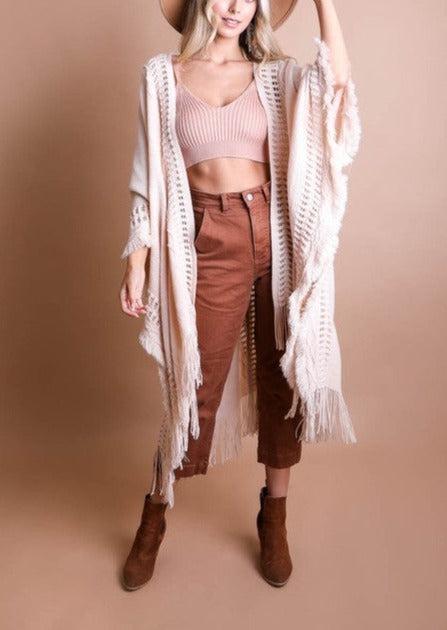 Bohemian Flowy Ruana Product Image