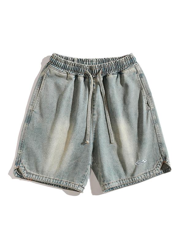Men's Casual Loose Denim Shorts Product Image