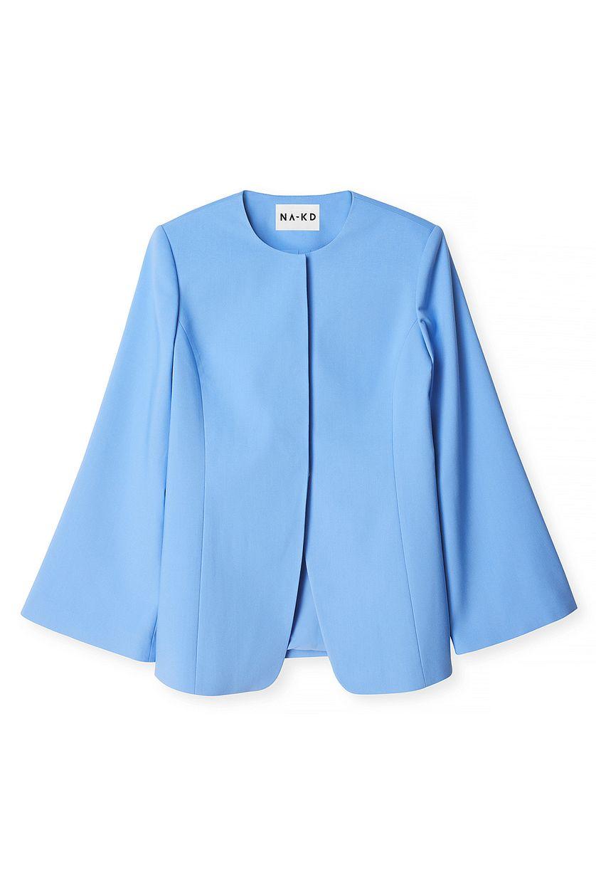 Fitted Jacket Blue Product Image