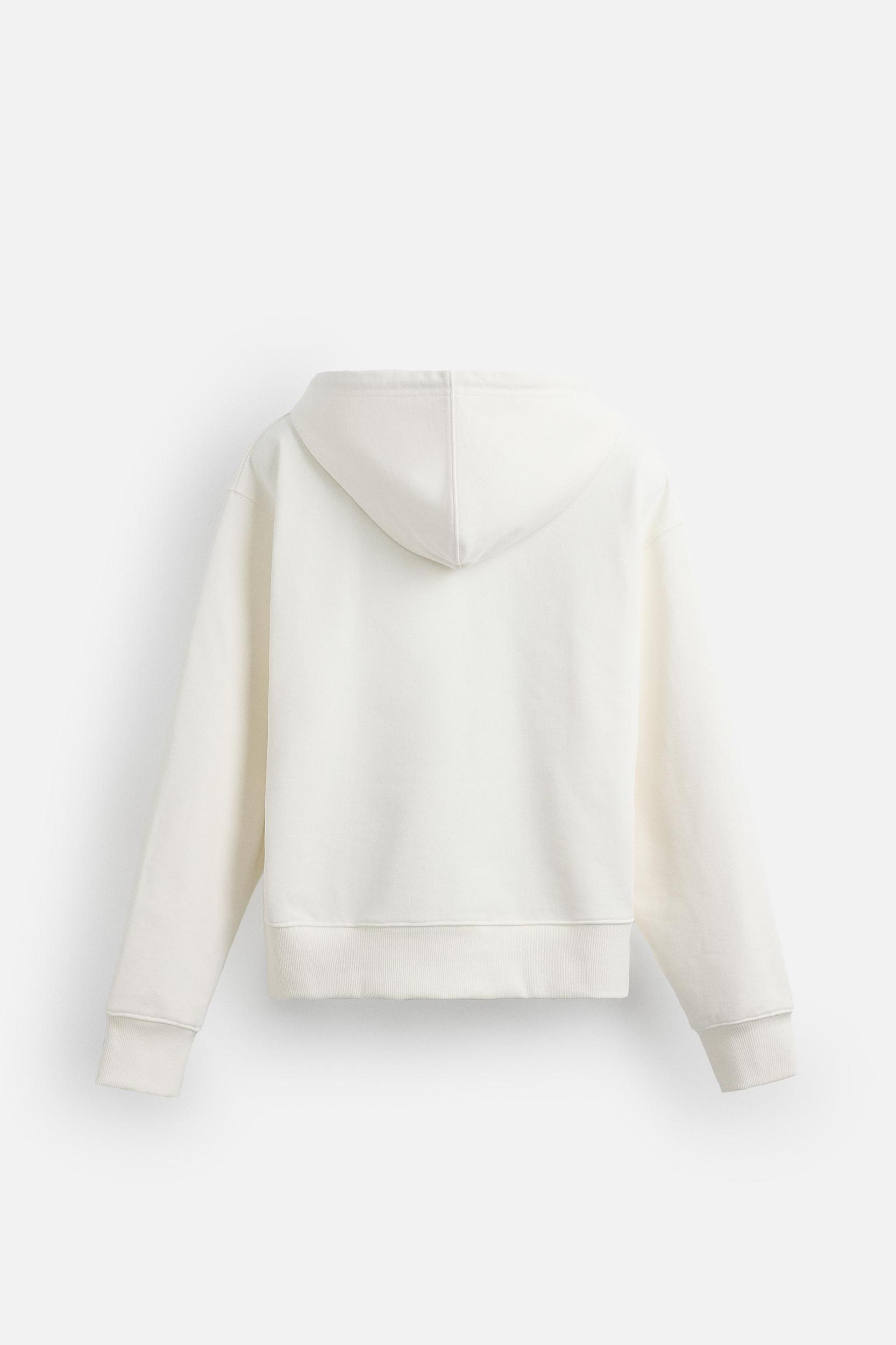 HOODED CREWNECK SWEATSHIRT Product Image