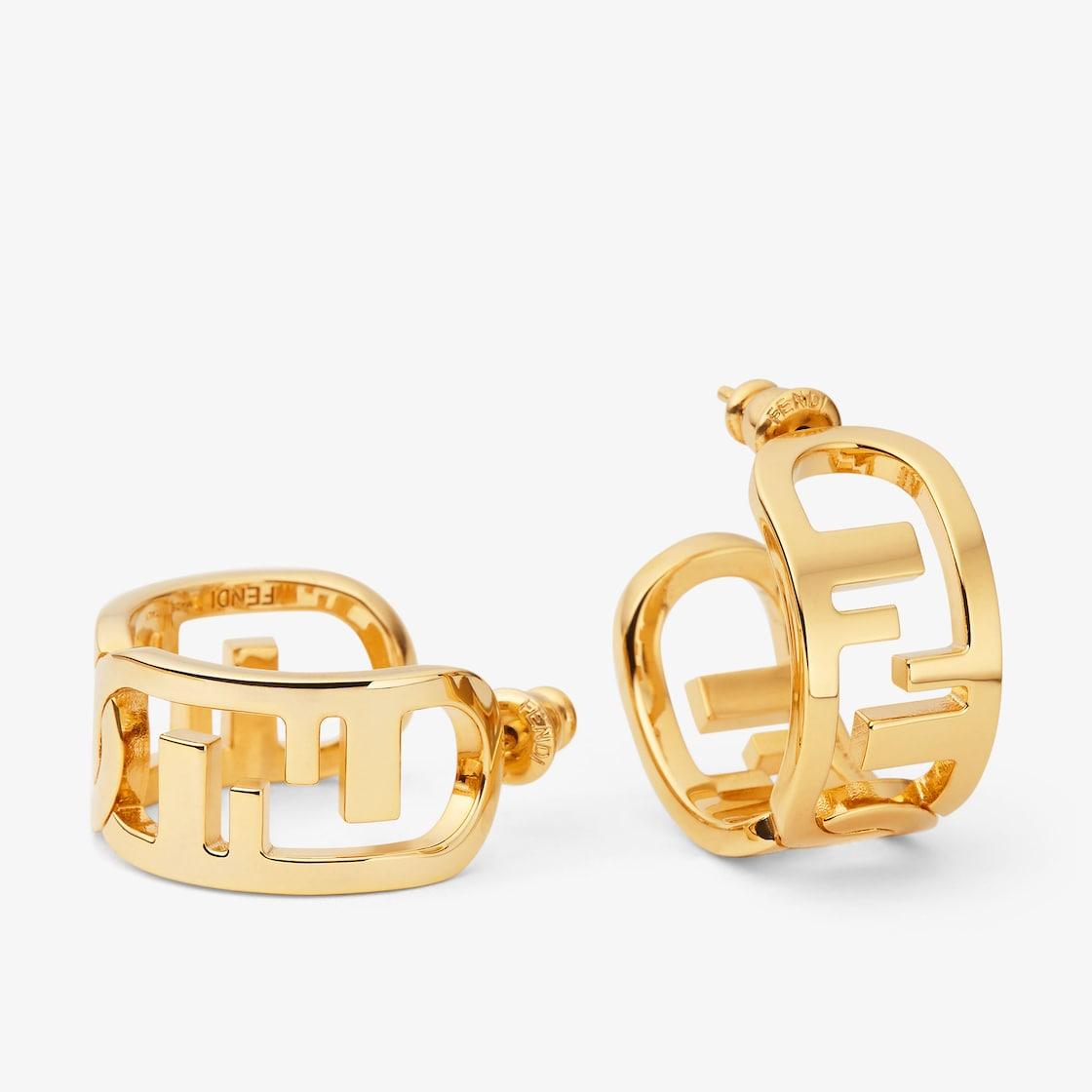 Fendi O'Lock EarringsGold-colored metal earrings Product Image