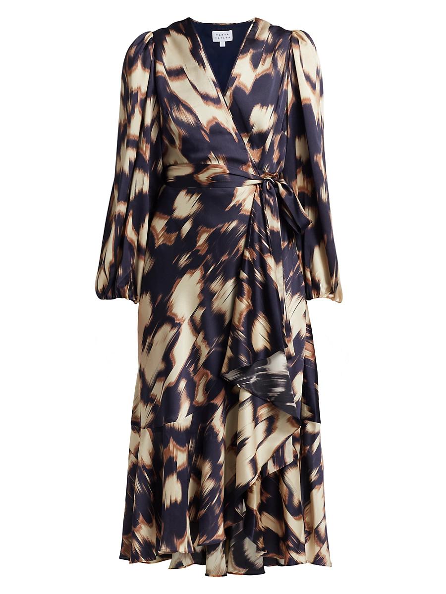 Womens Blaire Tie-Waist Printed Dress Product Image