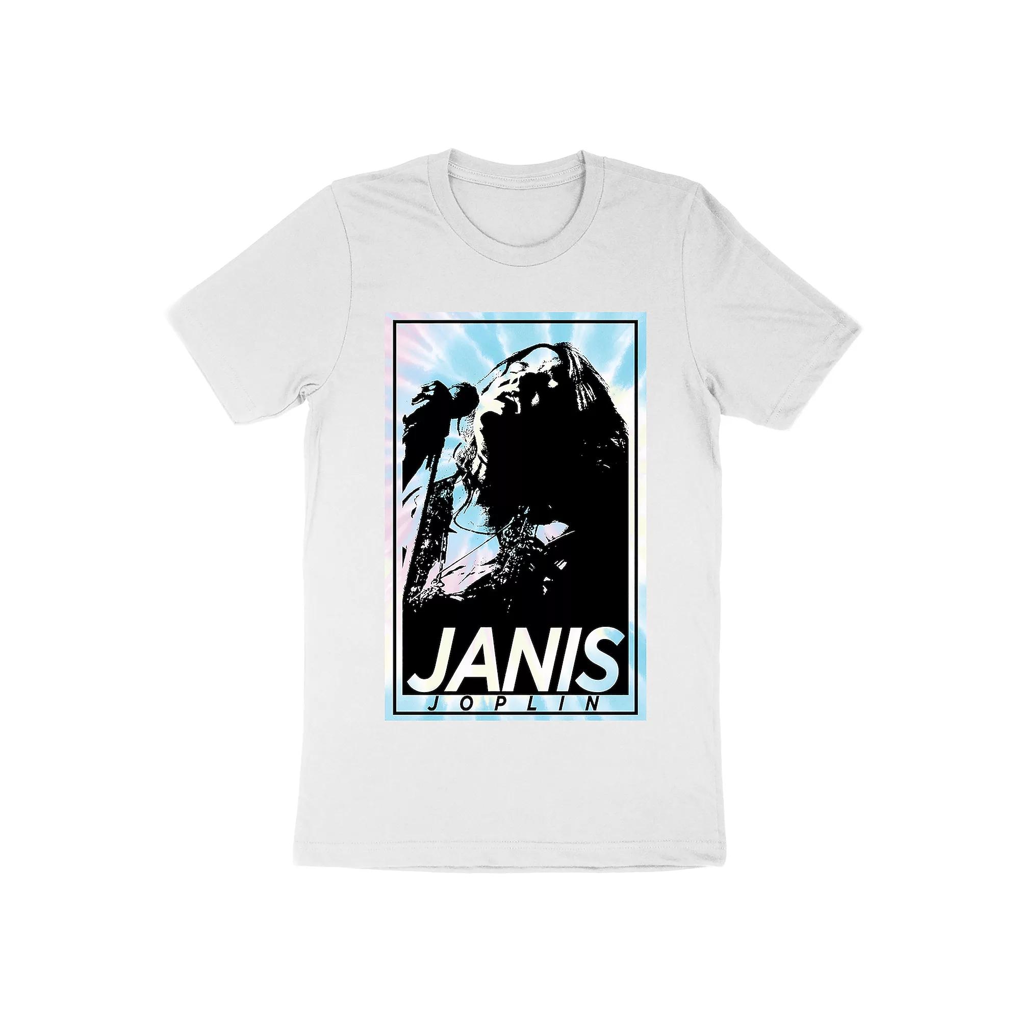 Men's Janis Joplin Tee, Size: XL, White Product Image