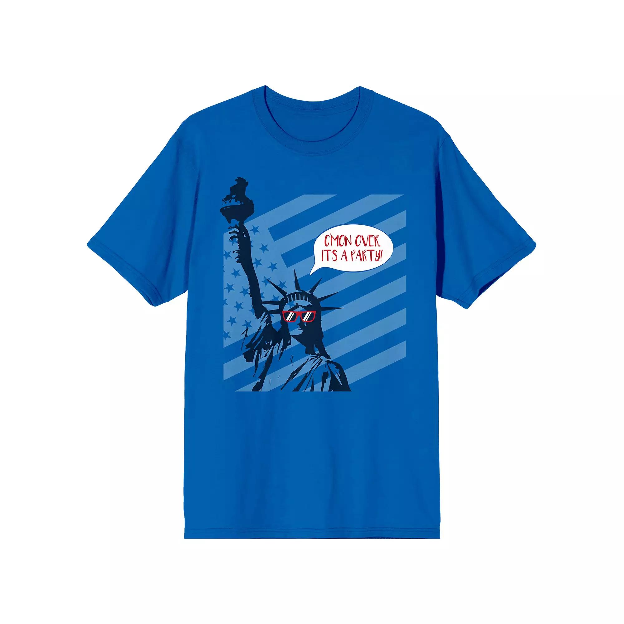 Men's Americana Statue Of Liberty Graphic Tee,  Product Image