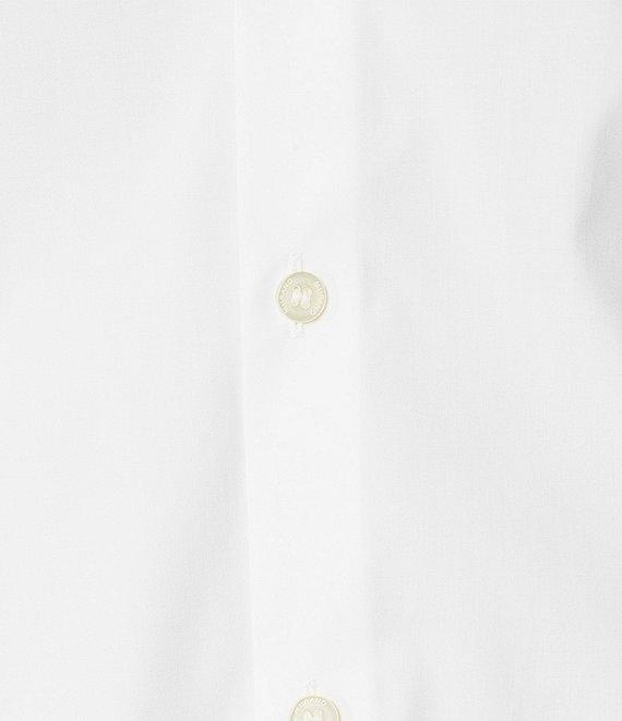 Murano Wardrobe Essentials Slim Fit Solid Long Sleeve Woven Shirt Product Image