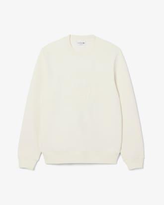 Men's Embossed Logo Piqué Sweatshirt Product Image