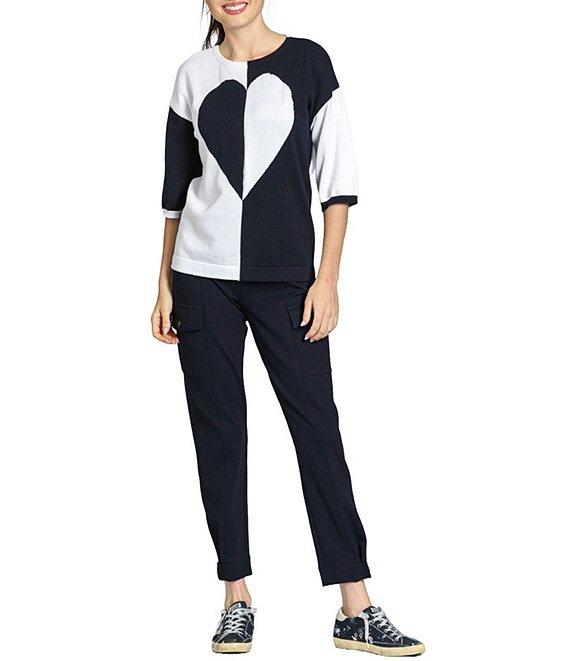 APNY Stretch Ponte Cargo Pull-On Pant Product Image