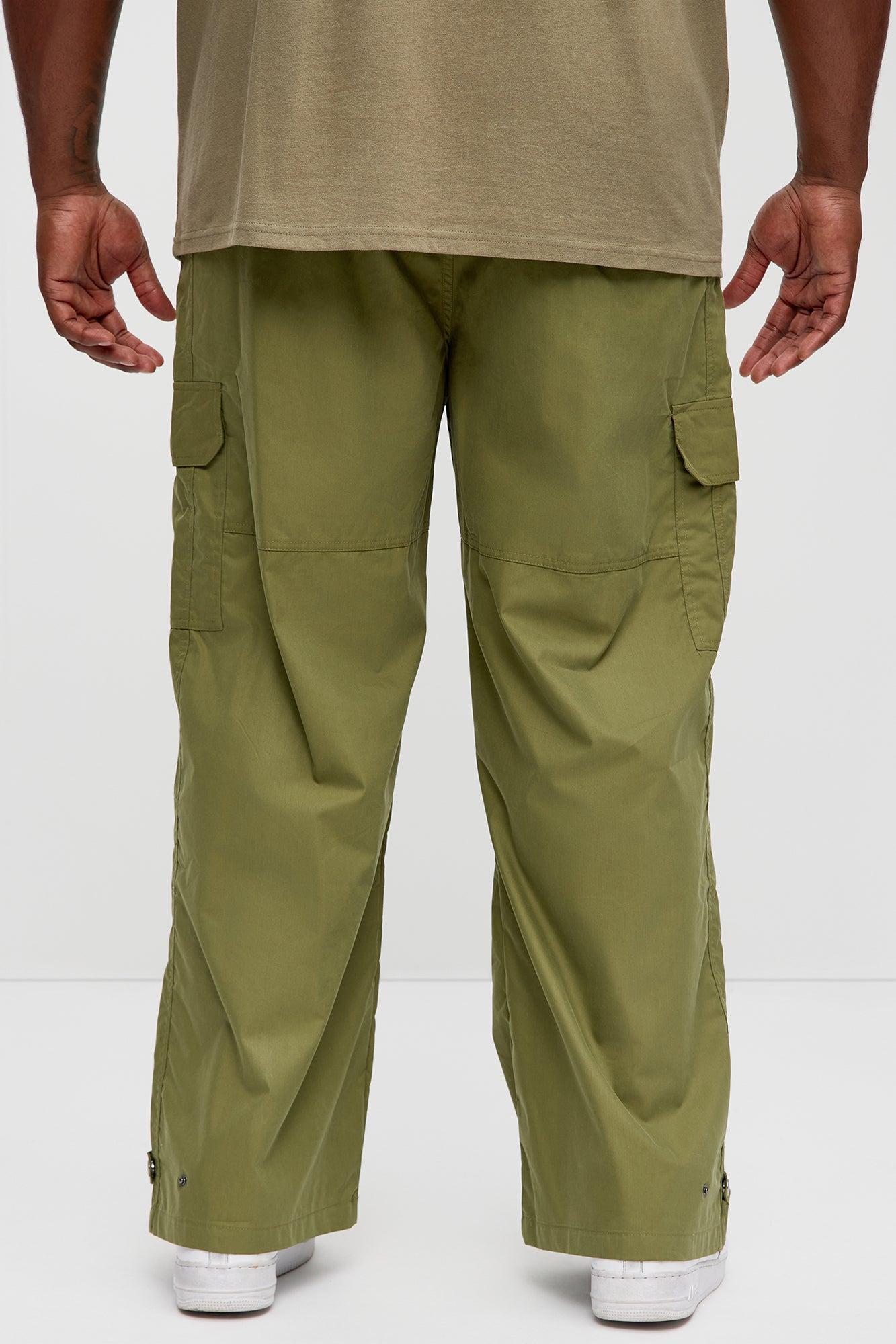 At The Time Baggy Cargo Pants - Olive Product Image