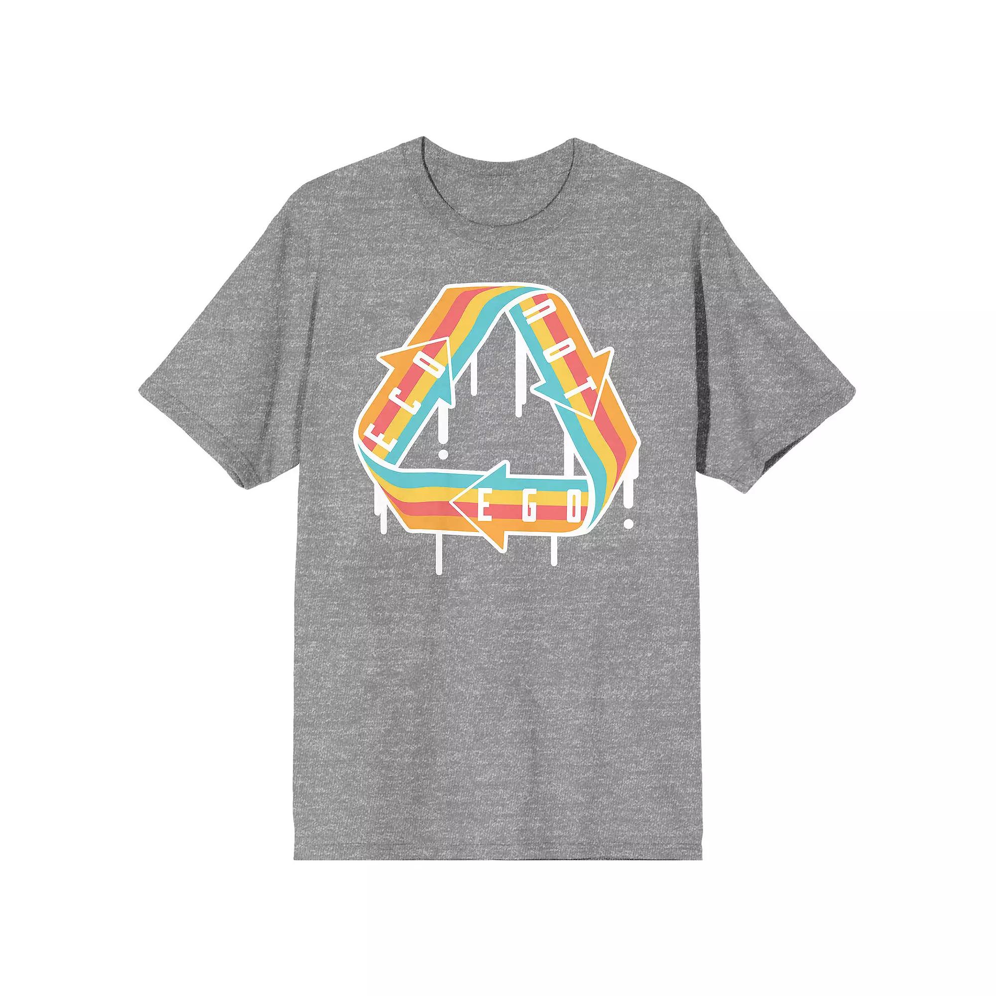 Men's Sunny Days Melting Rainbow Recycle Logo Tee,  Product Image
