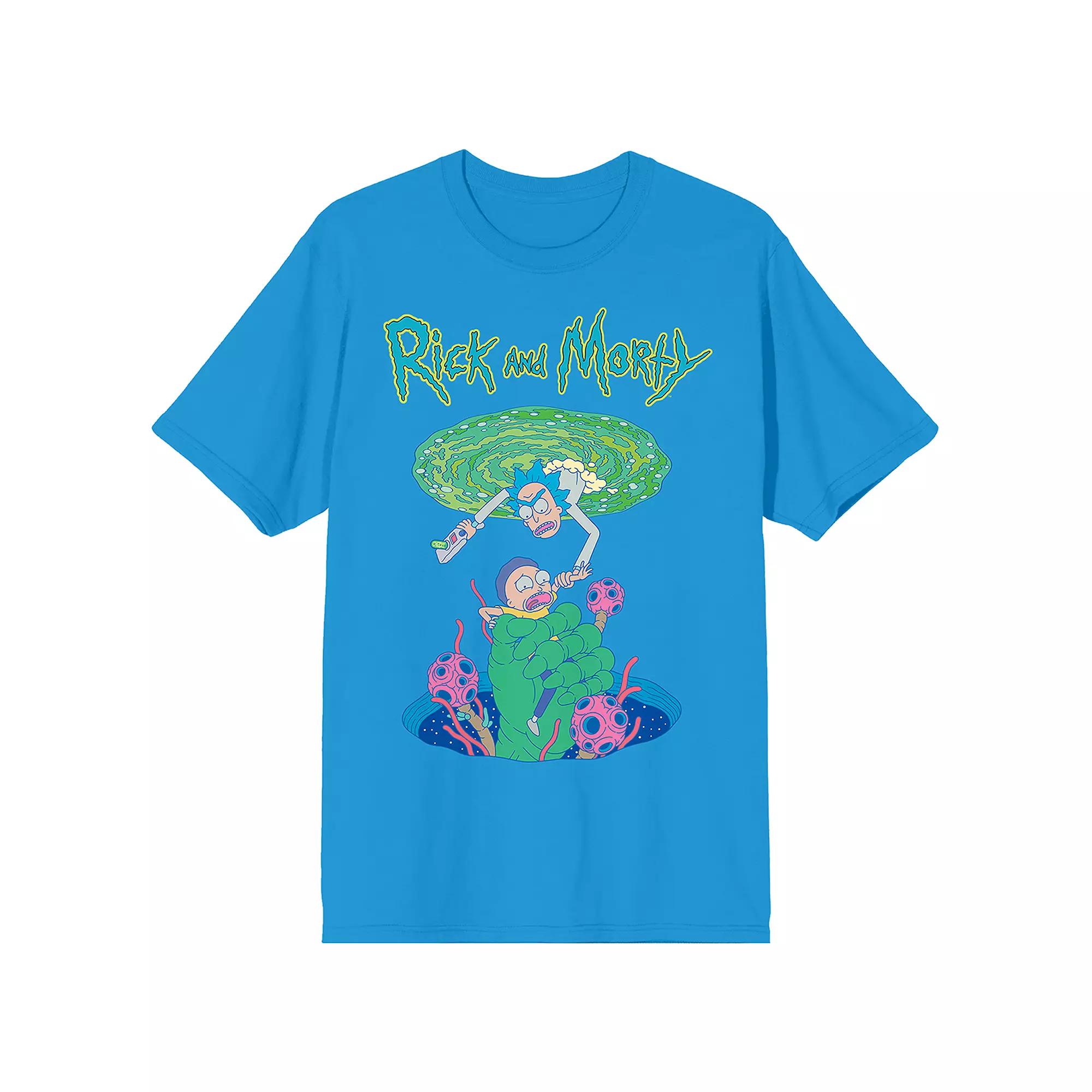 Men's Rick & Morty Portal Rescue Short Sleeve Graphic T-Shirt,  Product Image