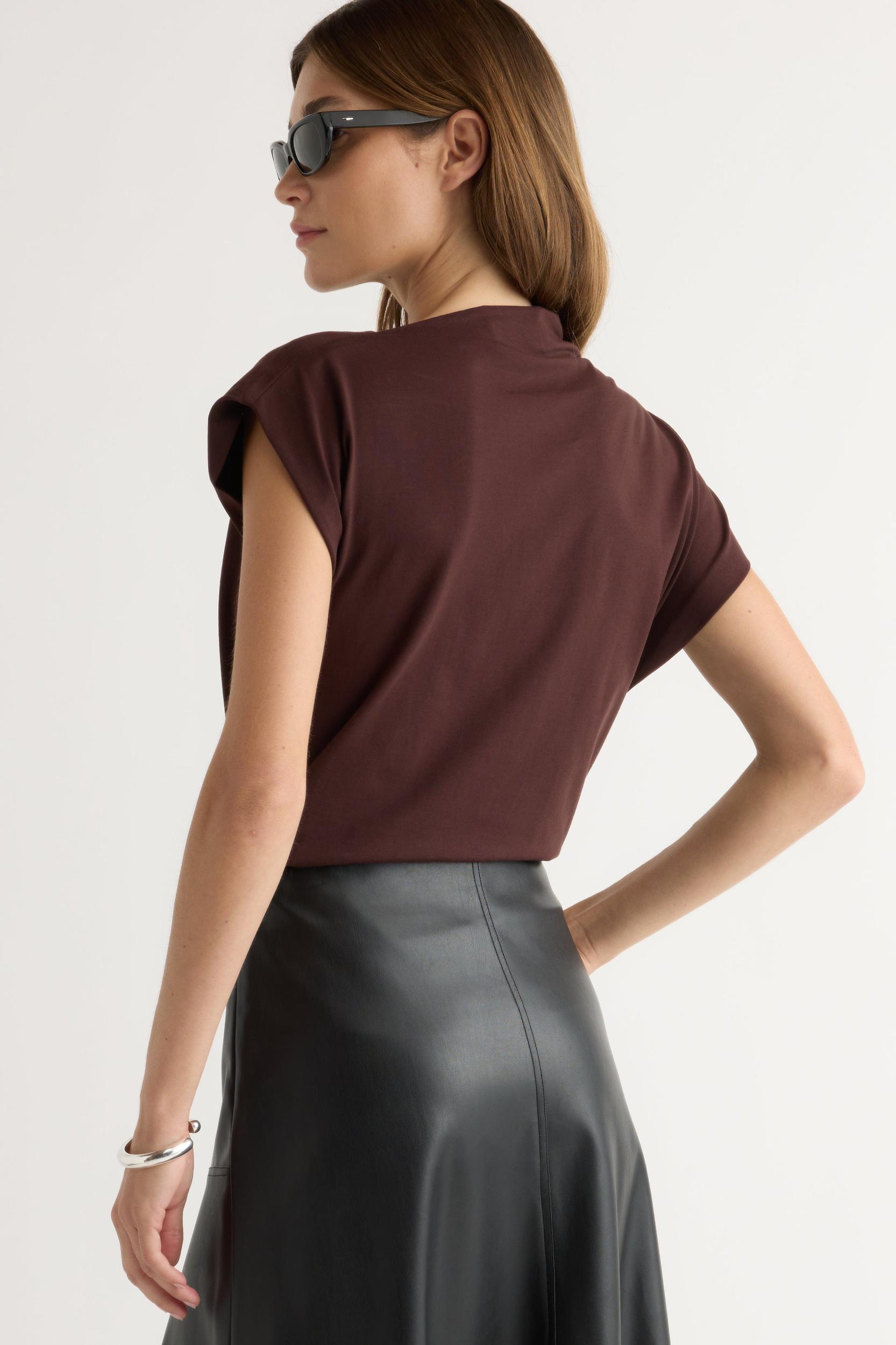 Kenny Asymmetric-Neck Tee Product Image