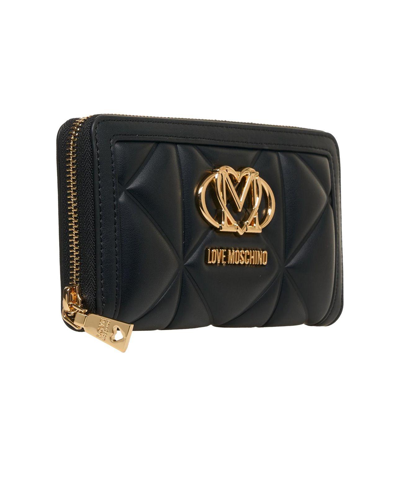 Quilted wallet with logo Product Image