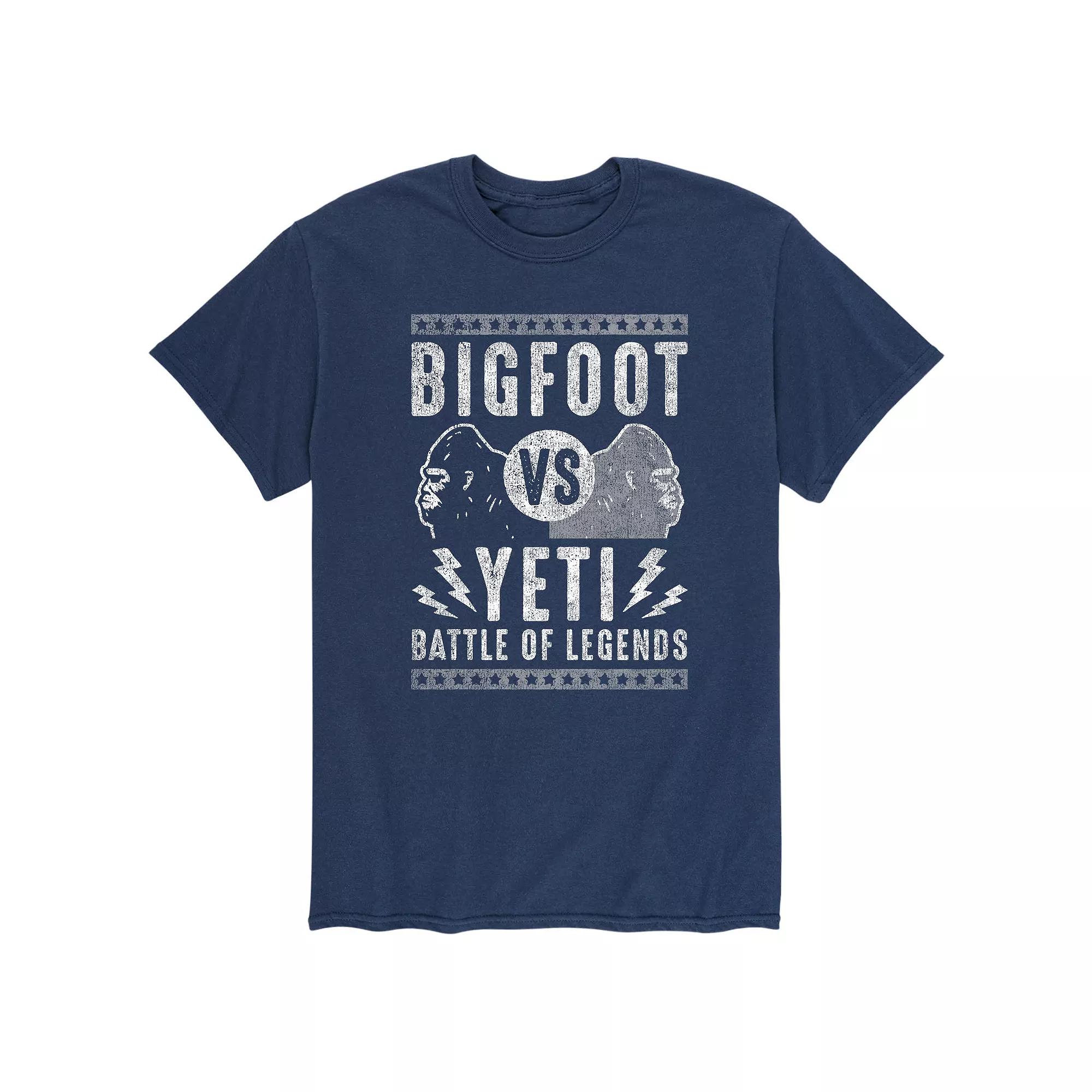 Men's Bigfoot Vs Yeti Tee,  Product Image