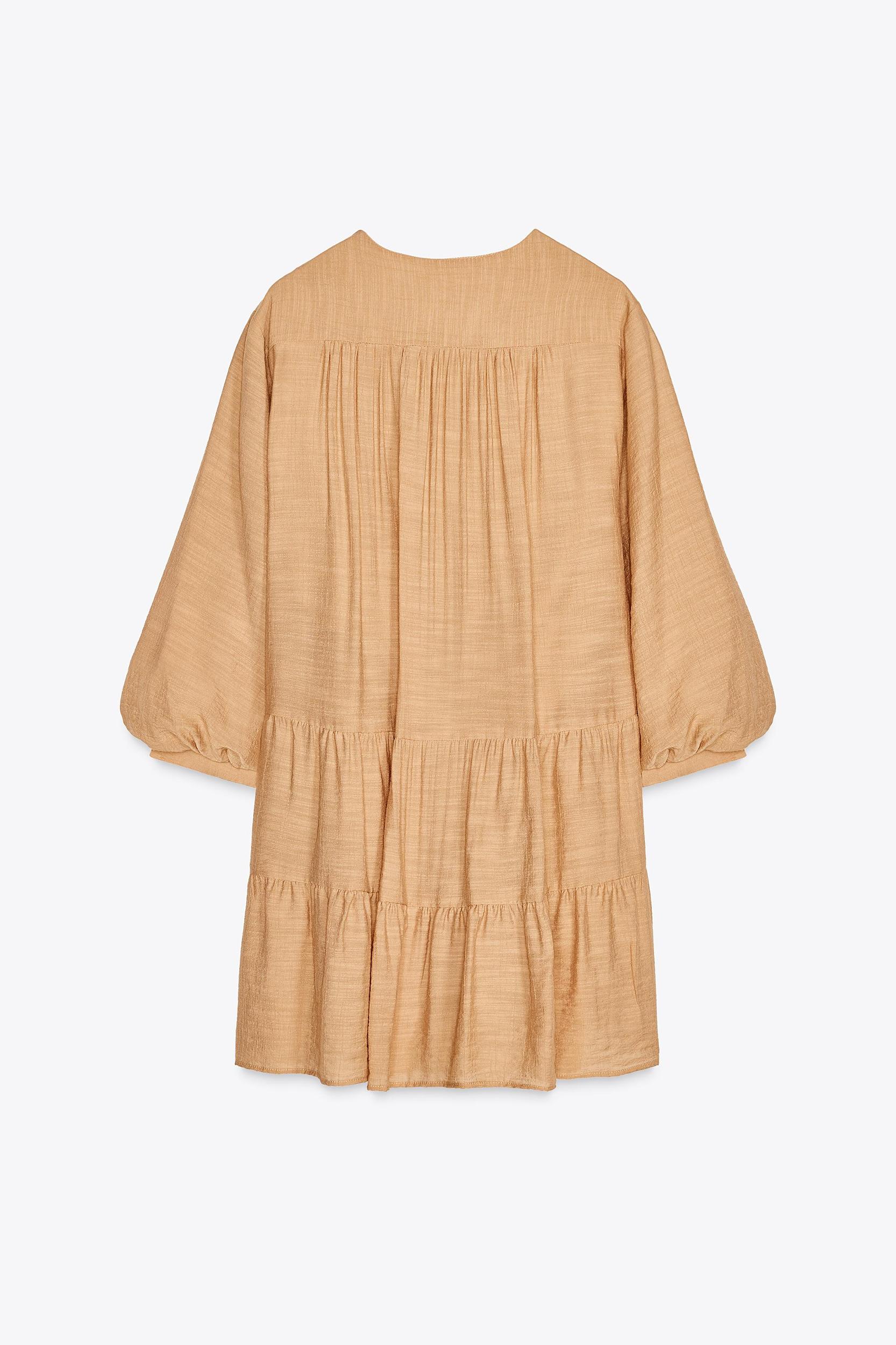 MINI BIB EMBROIDERED DRESS Product Image