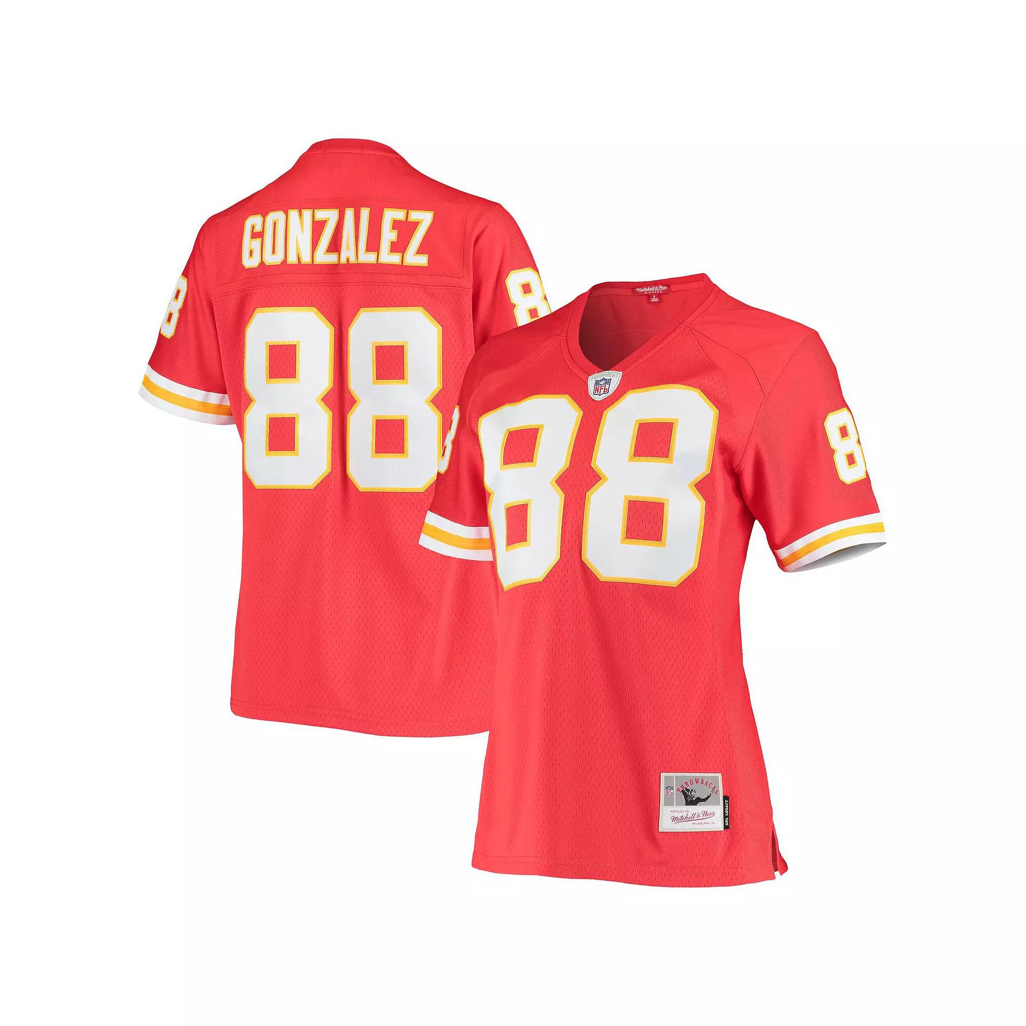 Women's Mitchell & Ness Tony Gonzalez Red Kansas City Chiefs Legacy Replica Team Jersey,  Product Image