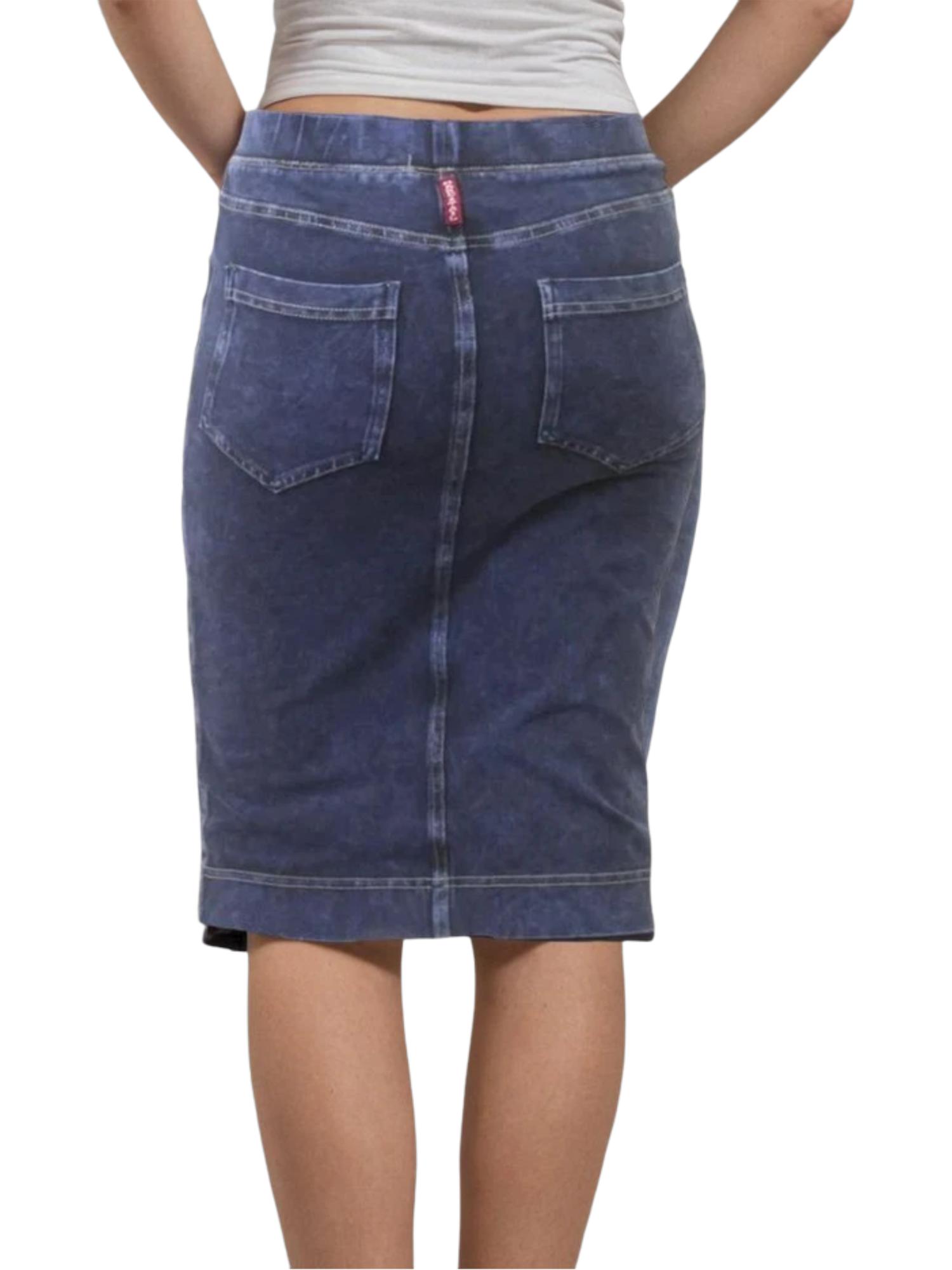 Hard Tail Denim Pencil Skirt WJ-124 Product Image