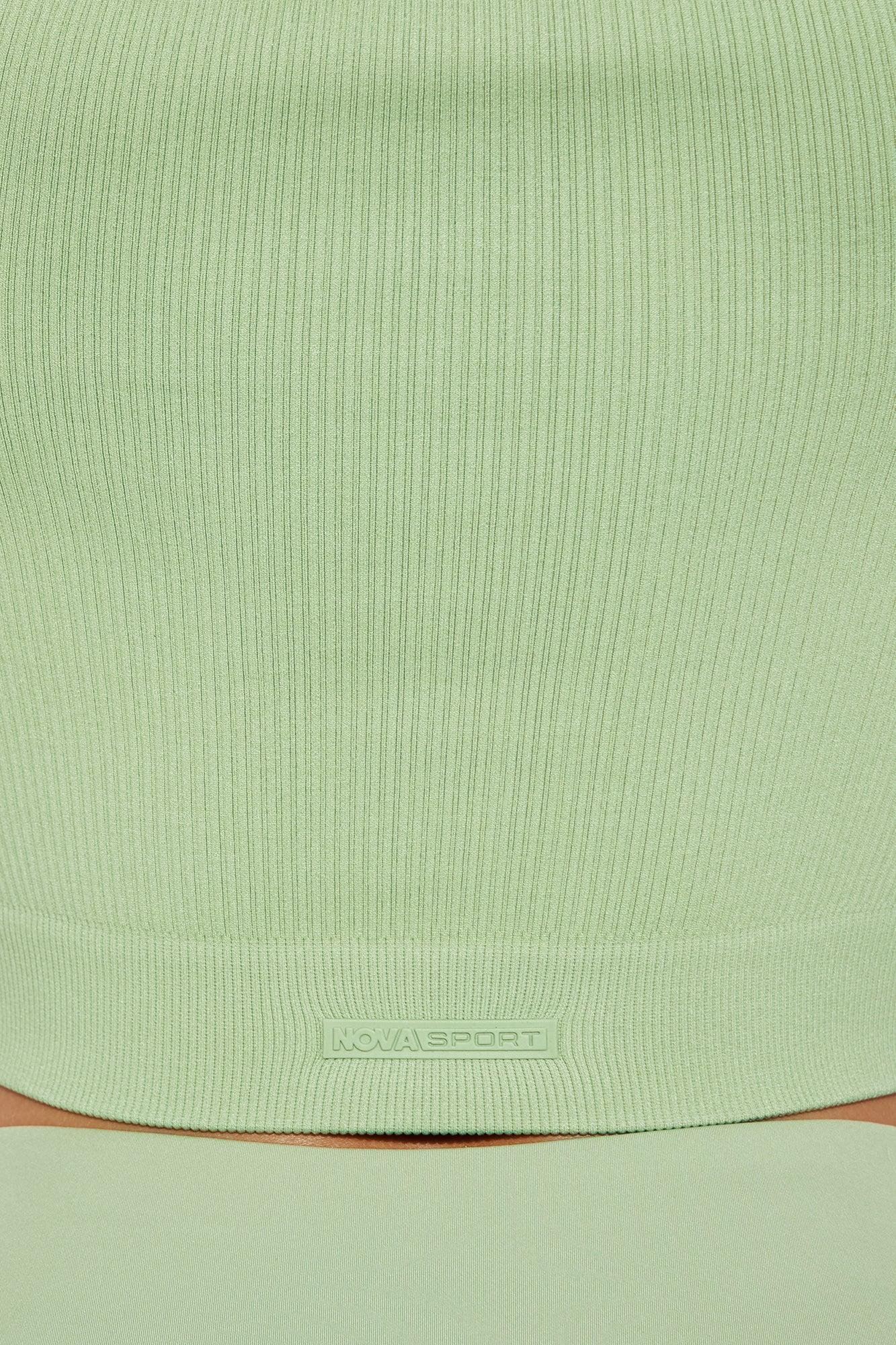 Effortless Ribbed Jacket - Sage Product Image