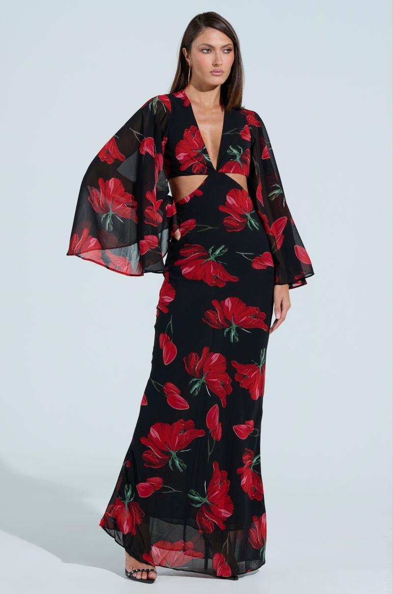 JUNIPER PRINTED MAXI DRESS Product Image