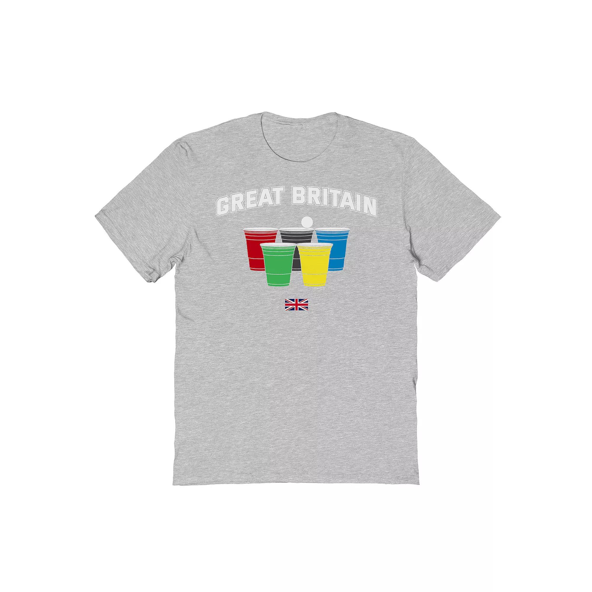 Men's Great Britain Solo Cups Graphic Tee, Adult Unisex,  Product Image