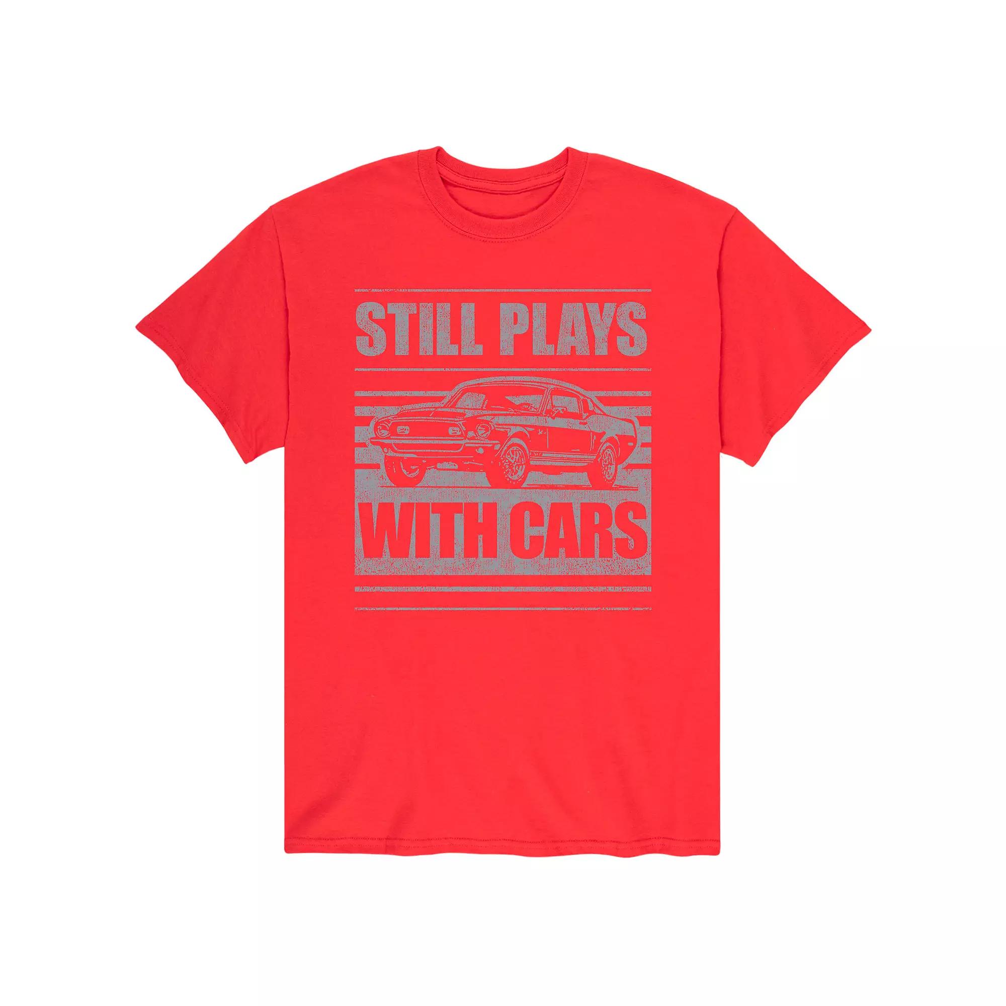 Men's Still Plays With Cars Tee,  Product Image