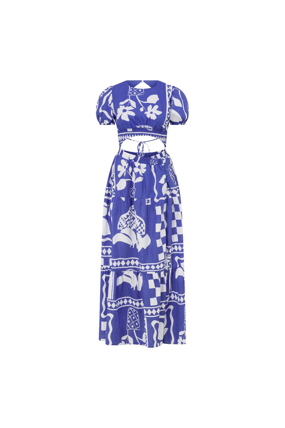 Laiken Maxi Dress - Lemoni Blue Product Image