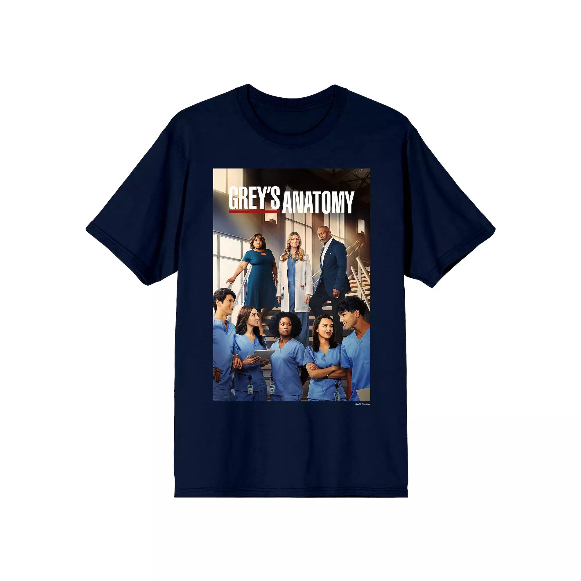 Men's Greys Anatomy Characters Graphic Tee,  Product Image