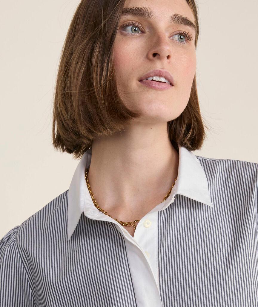 Poplin Popover Dress Product Image