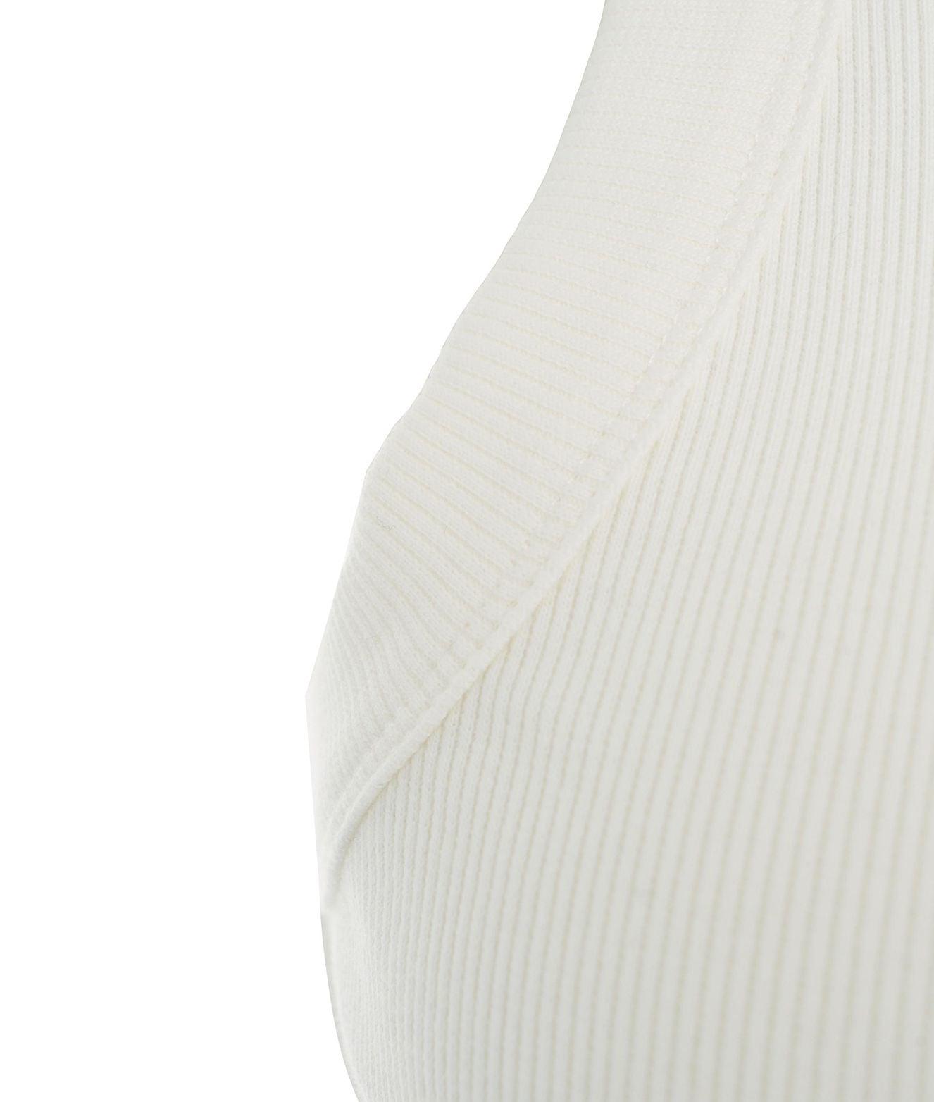 Ribbed top with embroidered logo Product Image