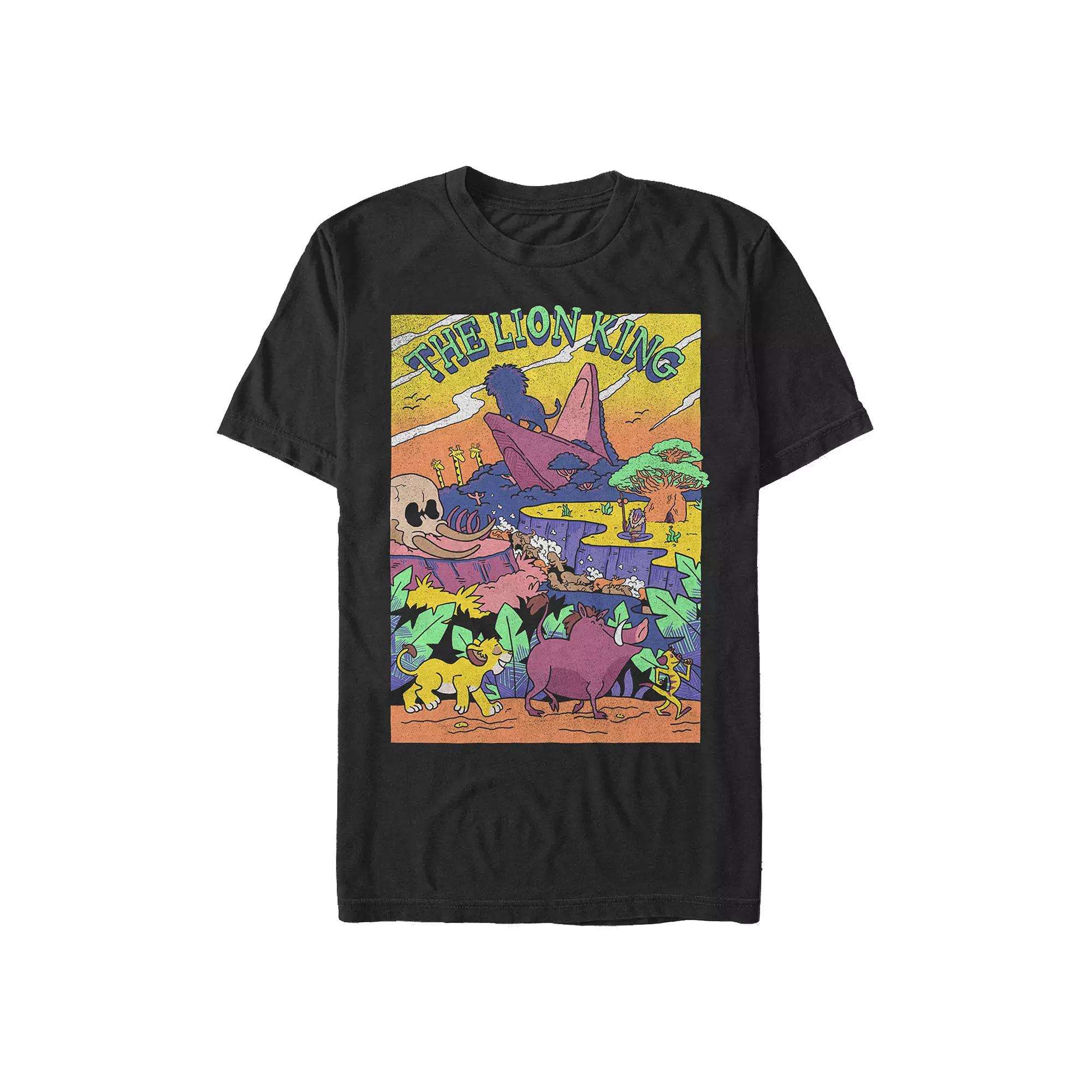 Disney's The Lion King Kingdom Poster Men's Graphic Tee,  Product Image