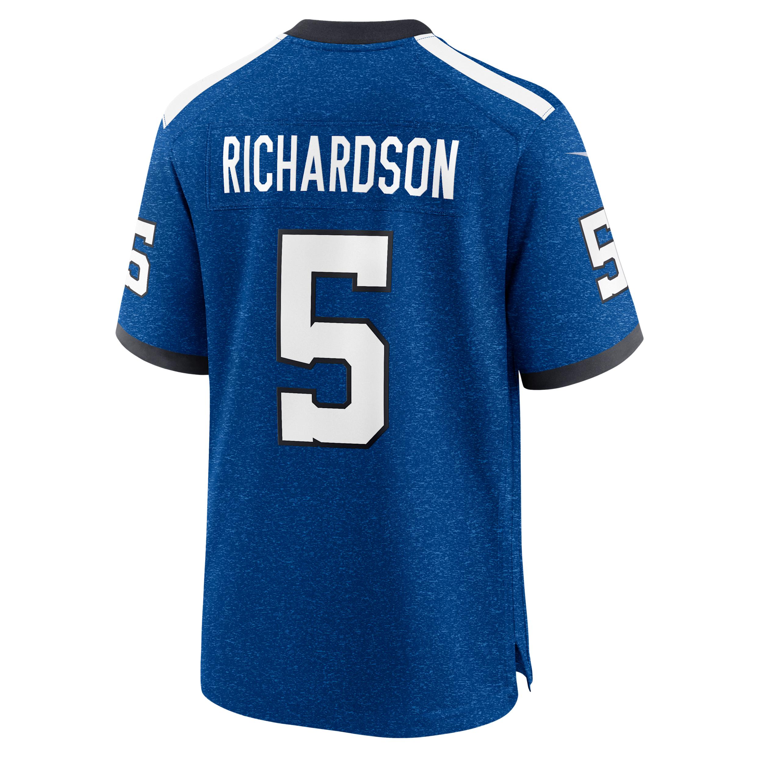 Men's Nike Anthony Richardson Royal Indianapolis Colts Indiana Nights Alternate Game Jersey,  Product Image