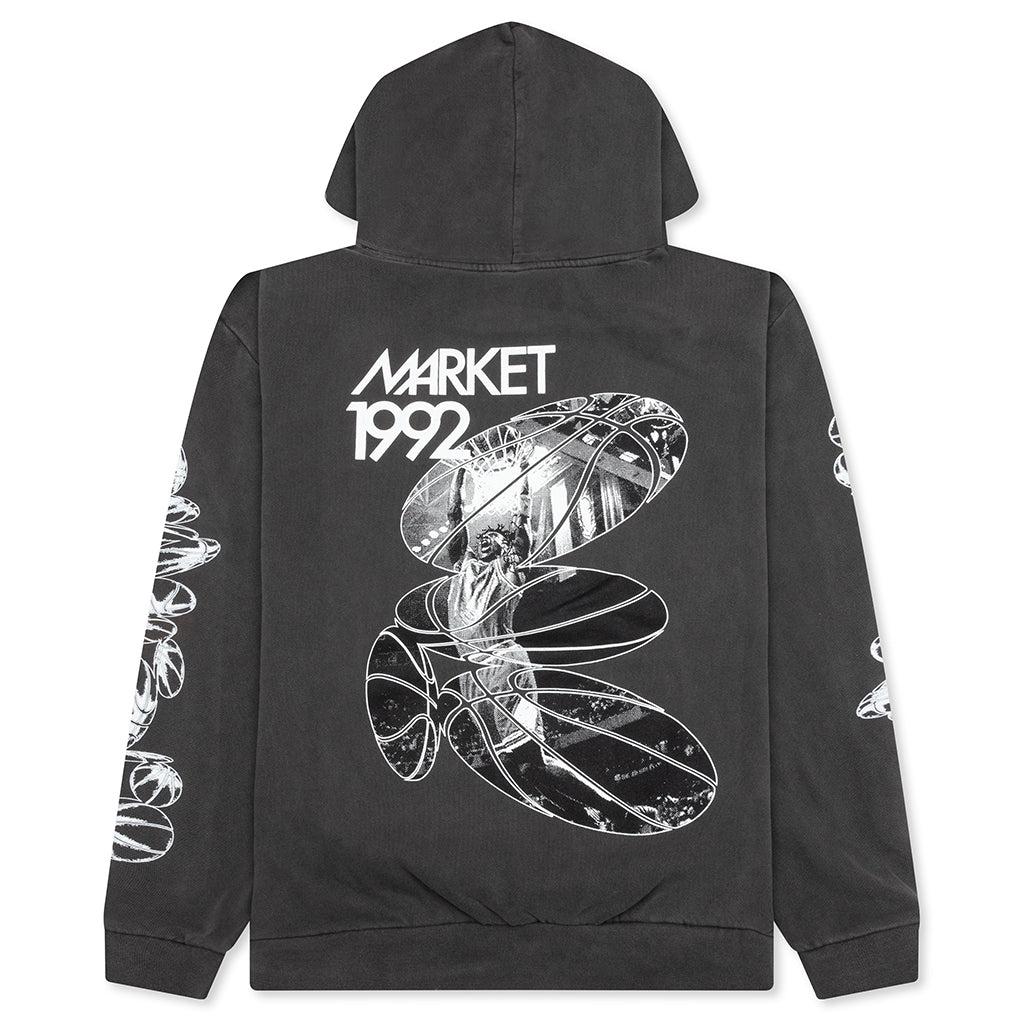 1992 Hoodie - Washed Black Male Product Image