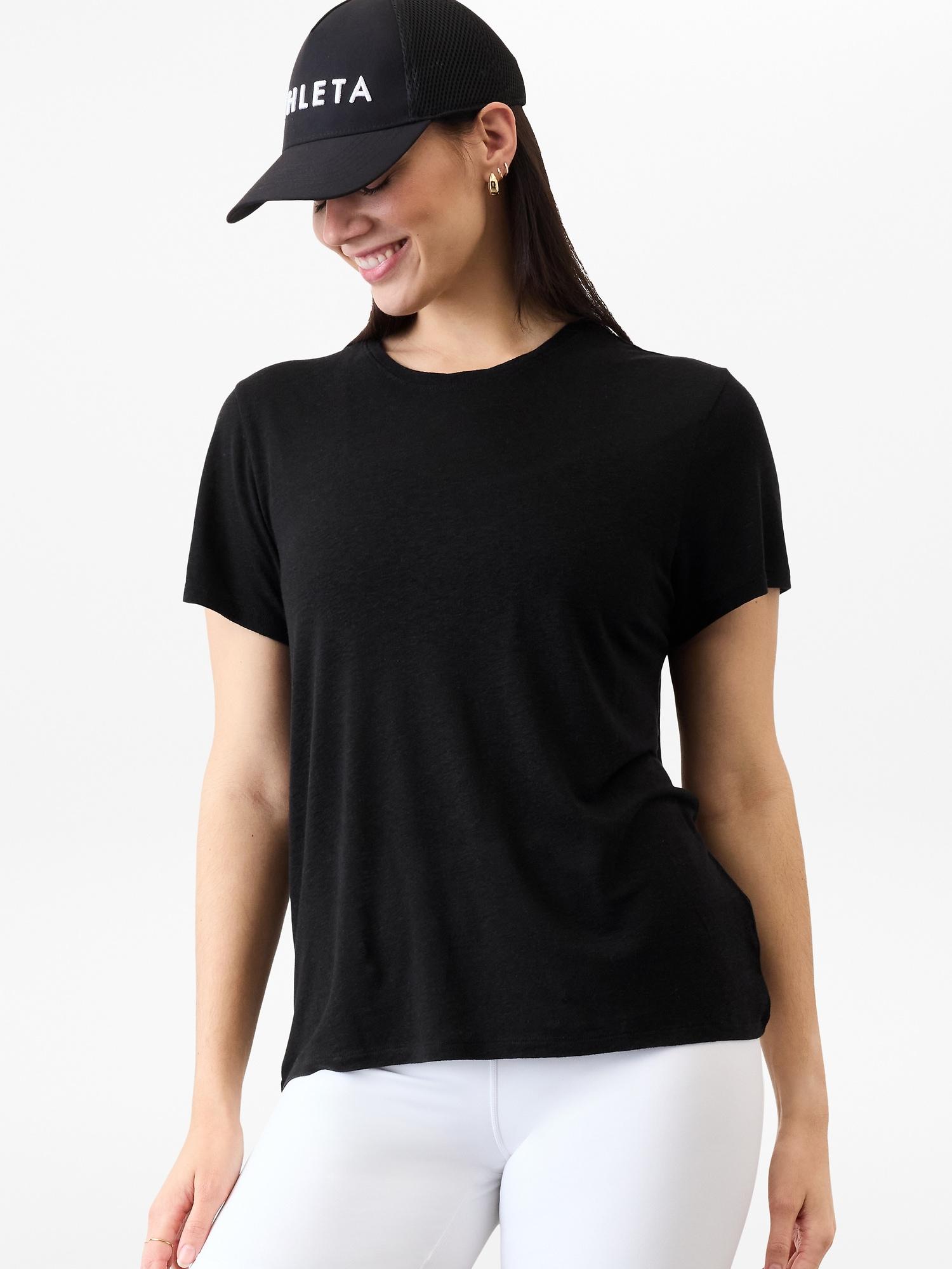 Getaway Linen Blend Tee Product Image