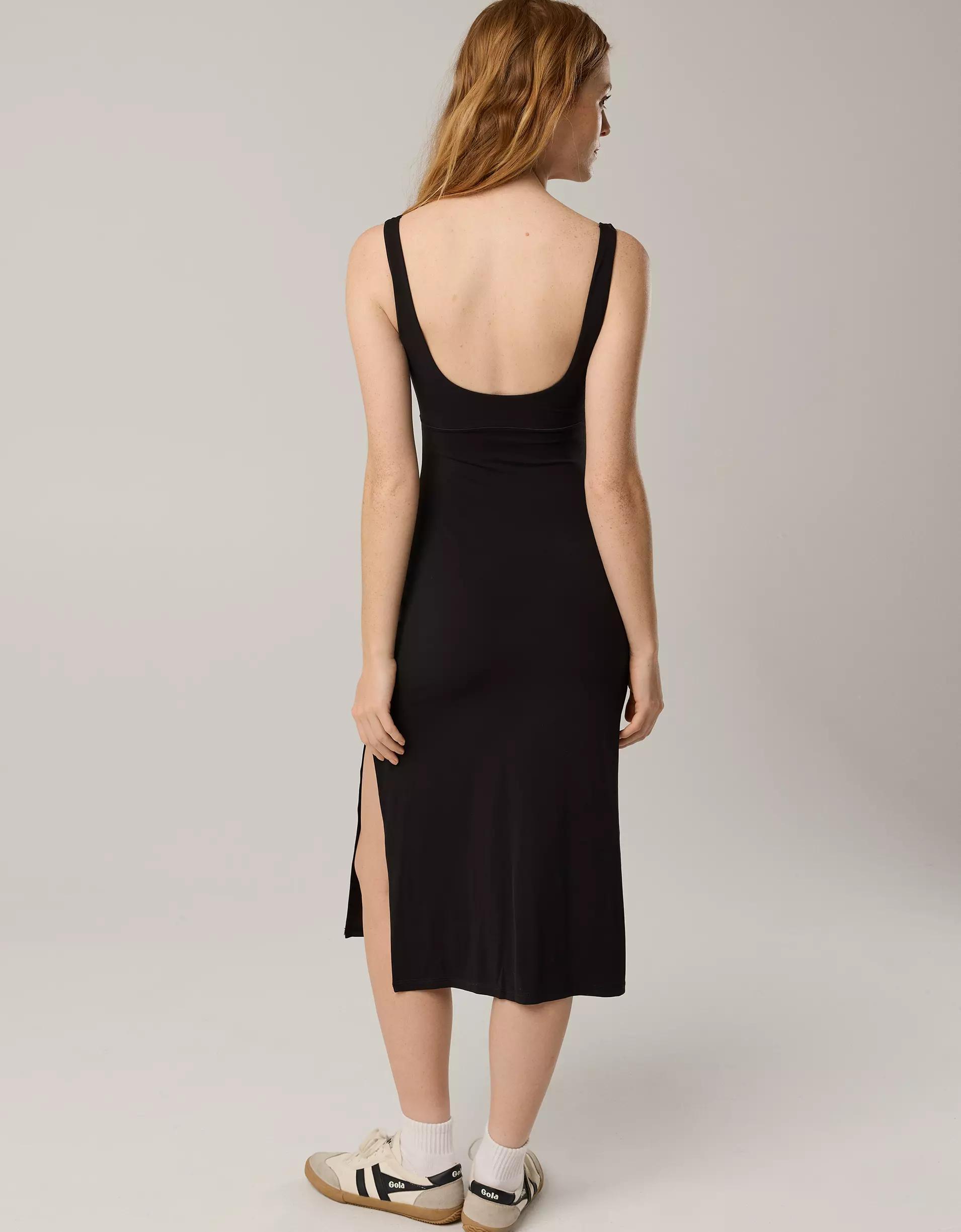 OFFLINE By Aerie Real Me XTRA Night Out Keyhole Midi Dress Product Image