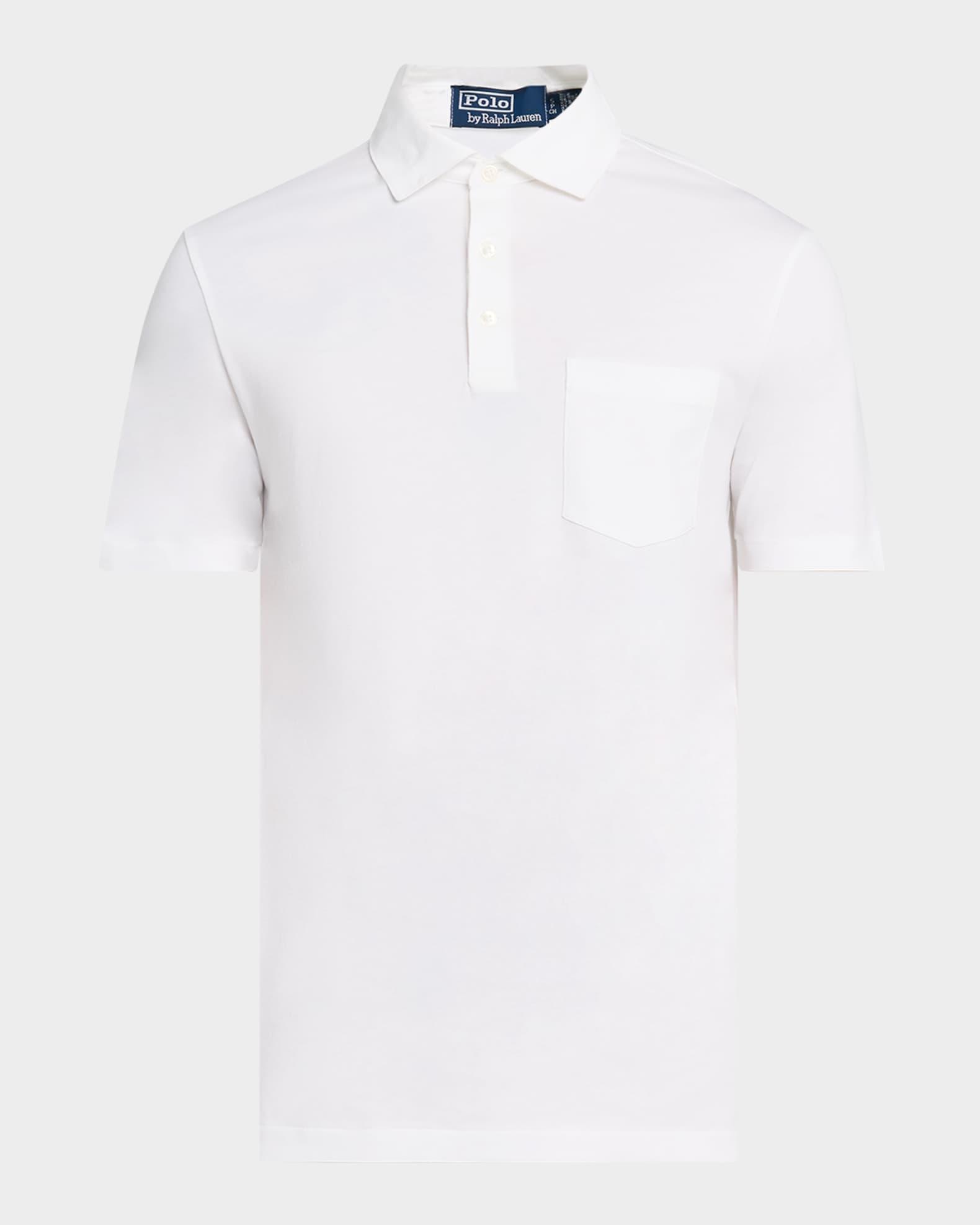 Mens Standard-Fit Lisle Polo Shirt Product Image