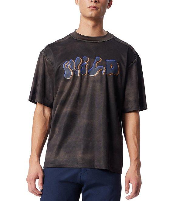 Cross Eyed Moose Graphic Print Oversized Short Sleeve T-Shirt Product Image