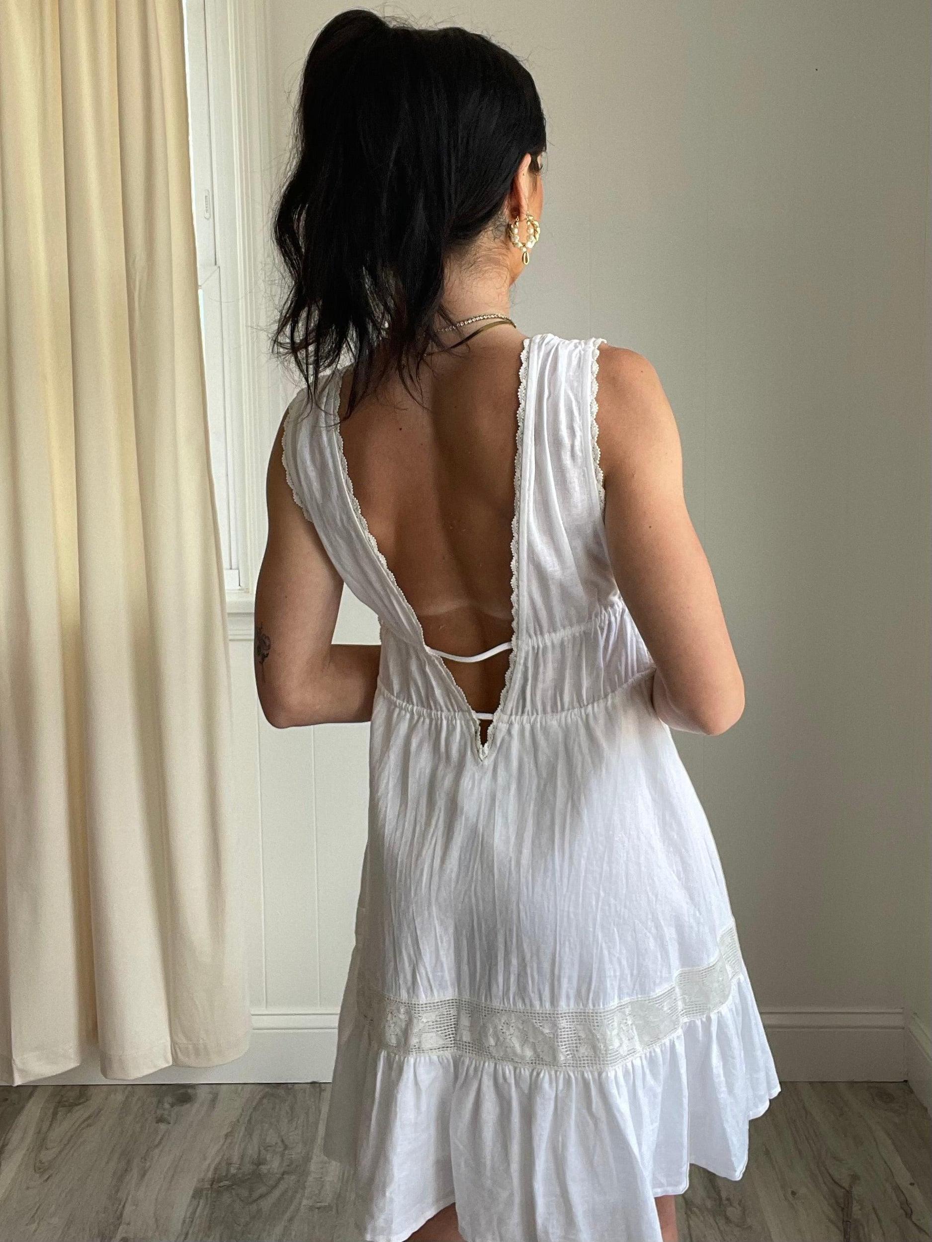 FINAL SALE Khole Mini Dress | White Product Image