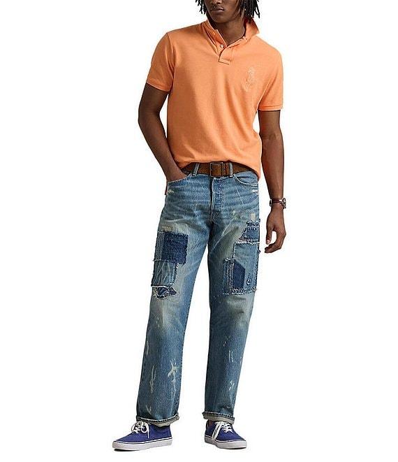 Polo Ralph Lauren Classic Fit Big Pony Mesh Short Sleeve Polo Shirt Product Image